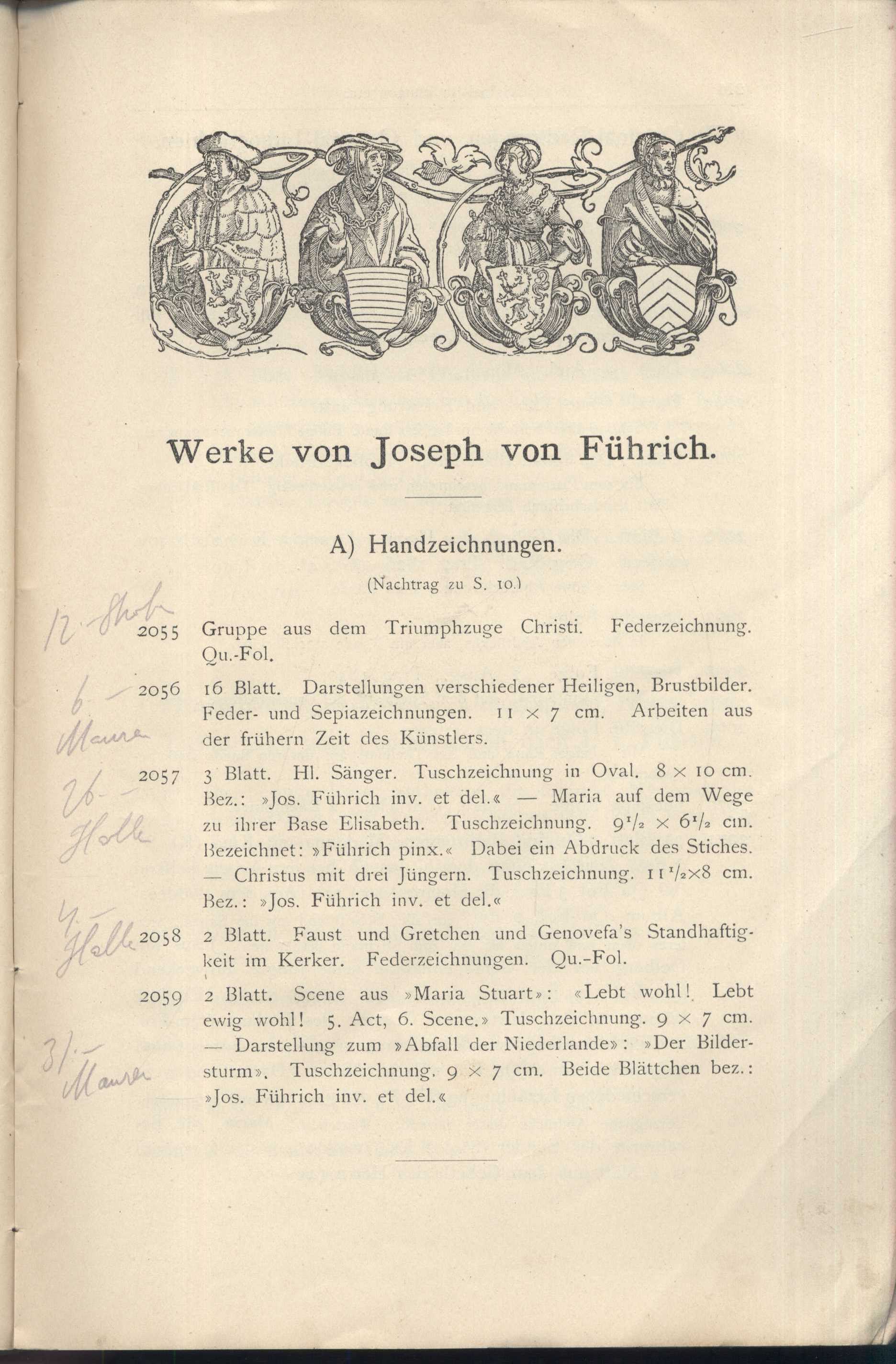 Náhledový obrázek Katalog der Kunst-Sammlung des Herrn Kommerzienraths und Verlagsbuchhändlers G. J. Manz in Regensburg - 96