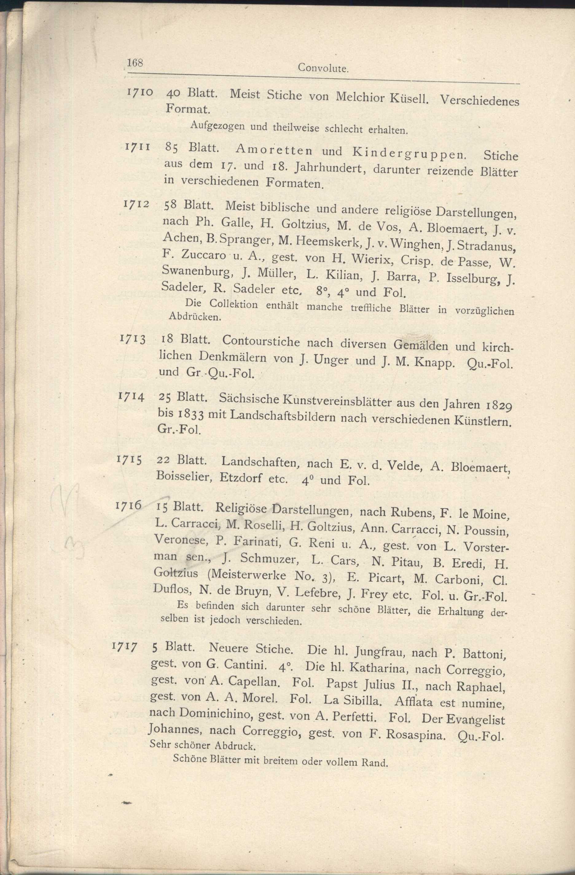 Náhledový obrázek Katalog der Kunst-Sammlung des Herrn Kommerzienraths und Verlagsbuchhändlers G. J. Manz in Regensburg - 79