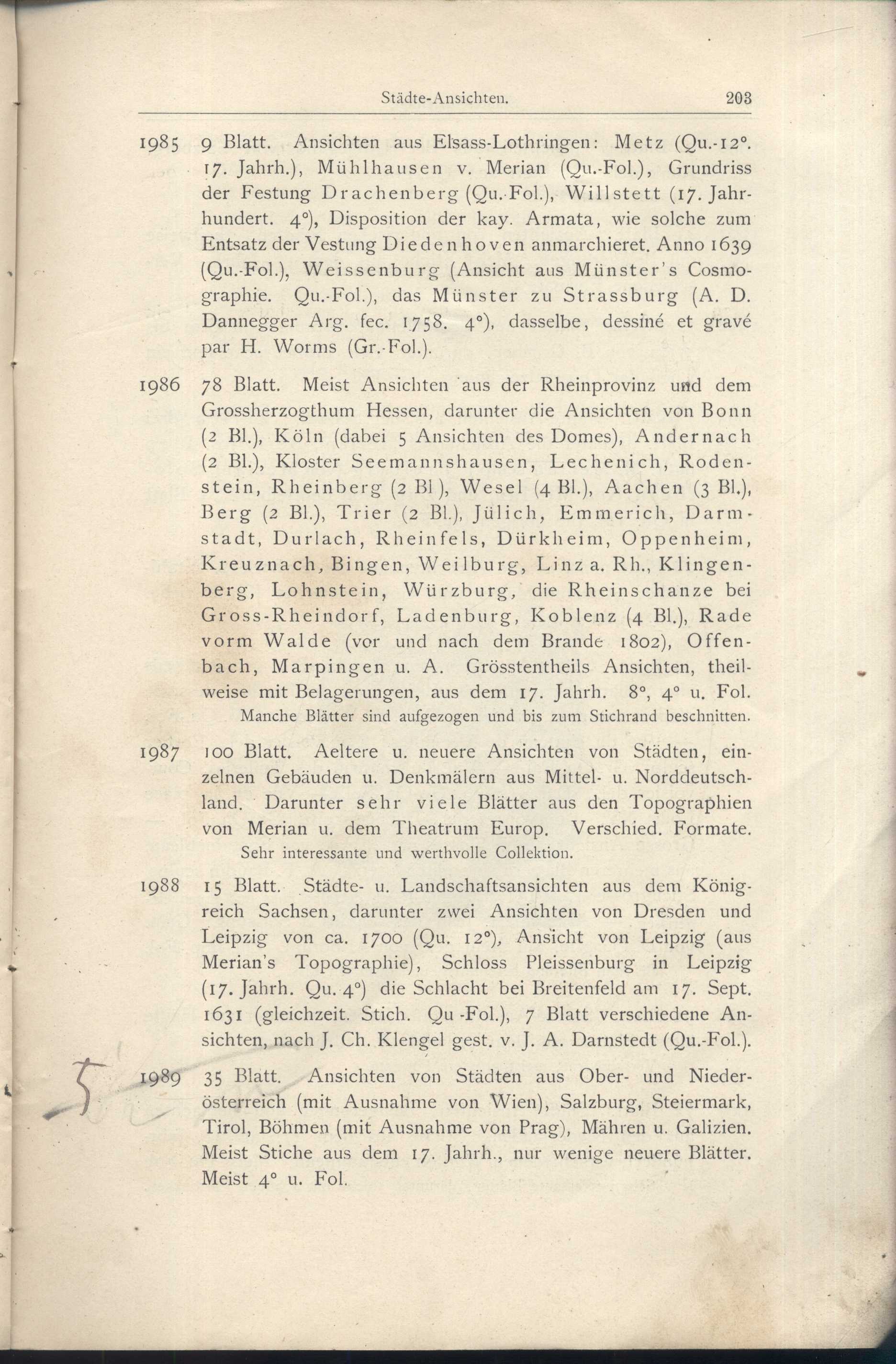Náhledový obrázek Katalog der Kunst-Sammlung des Herrn Kommerzienraths und Verlagsbuchhändlers G. J. Manz in Regensburg - 93