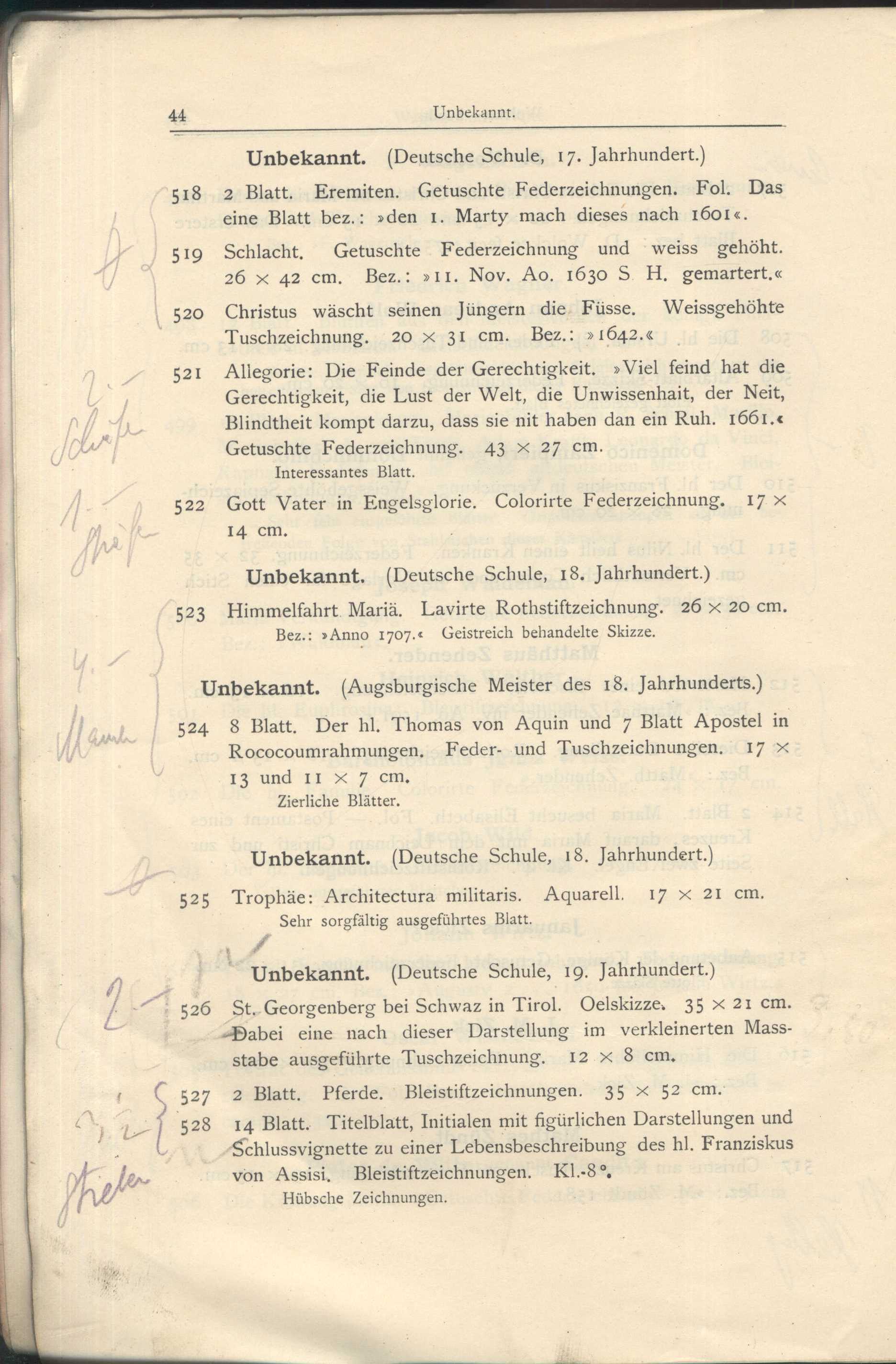 Náhledový obrázek Katalog der Kunst-Sammlung des Herrn Kommerzienraths und Verlagsbuchhändlers G. J. Manz in Regensburg - 46