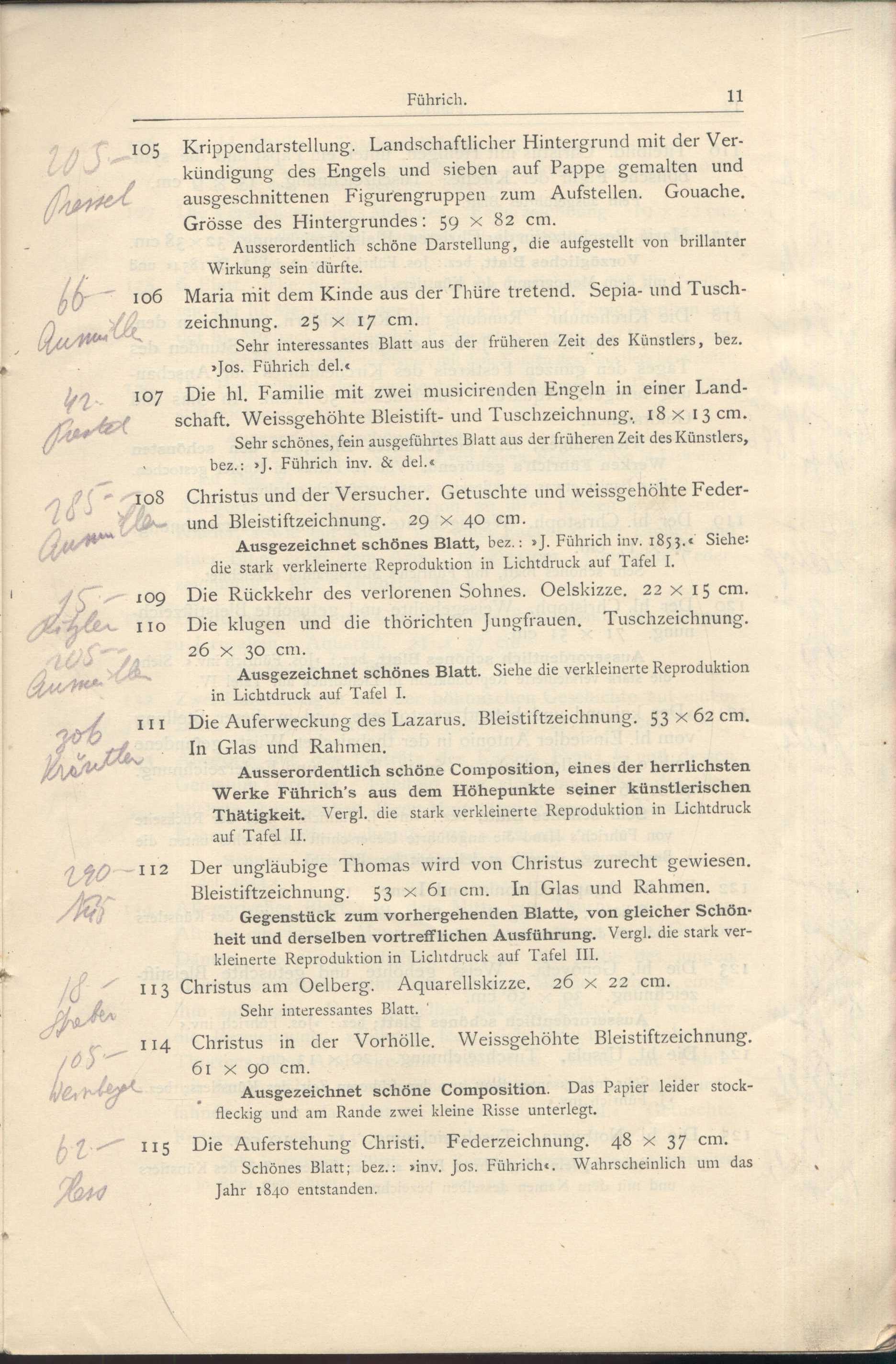 Náhledový obrázek Katalog der Kunst-Sammlung des Herrn Kommerzienraths und Verlagsbuchhändlers G. J. Manz in Regensburg - 13