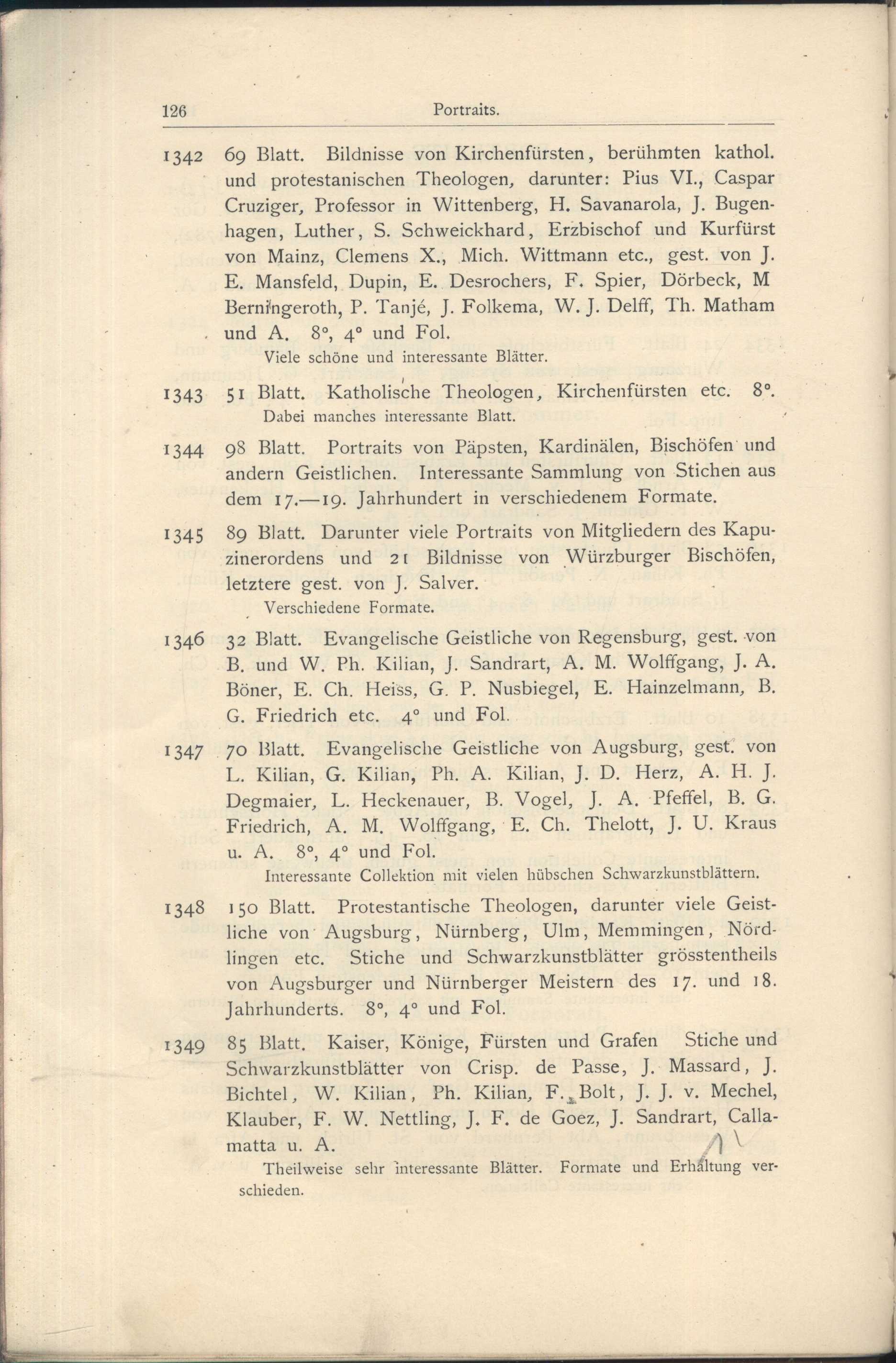 Náhledový obrázek Katalog der Kunst-Sammlung des Herrn Kommerzienraths und Verlagsbuchhändlers G. J. Manz in Regensburg - 61