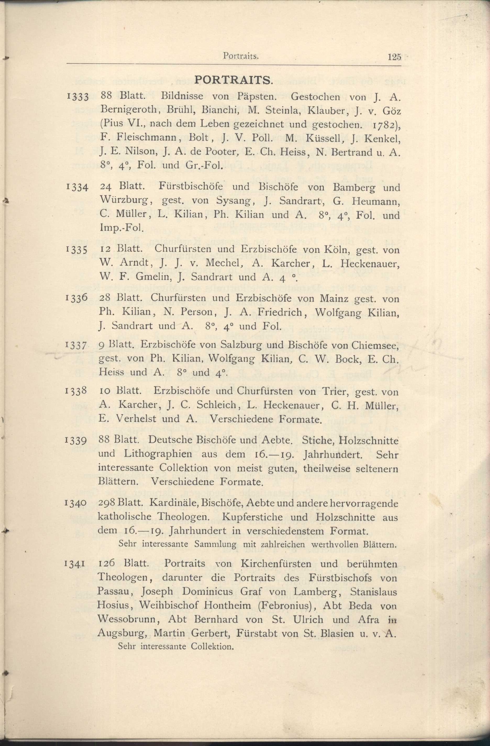 Náhledový obrázek Katalog der Kunst-Sammlung des Herrn Kommerzienraths und Verlagsbuchhändlers G. J. Manz in Regensburg - 60