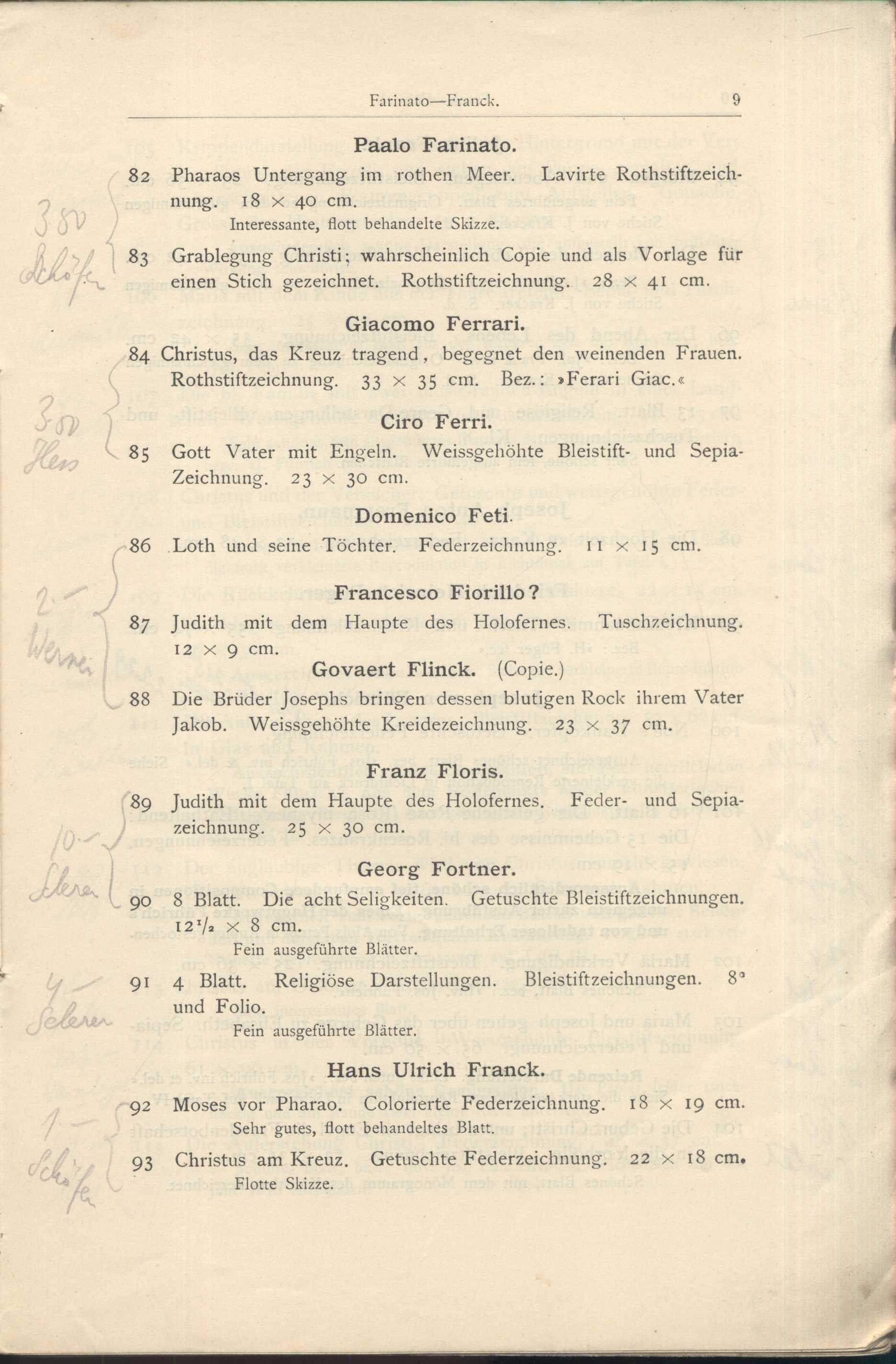 Náhledový obrázek Katalog der Kunst-Sammlung des Herrn Kommerzienraths und Verlagsbuchhändlers G. J. Manz in Regensburg - 11