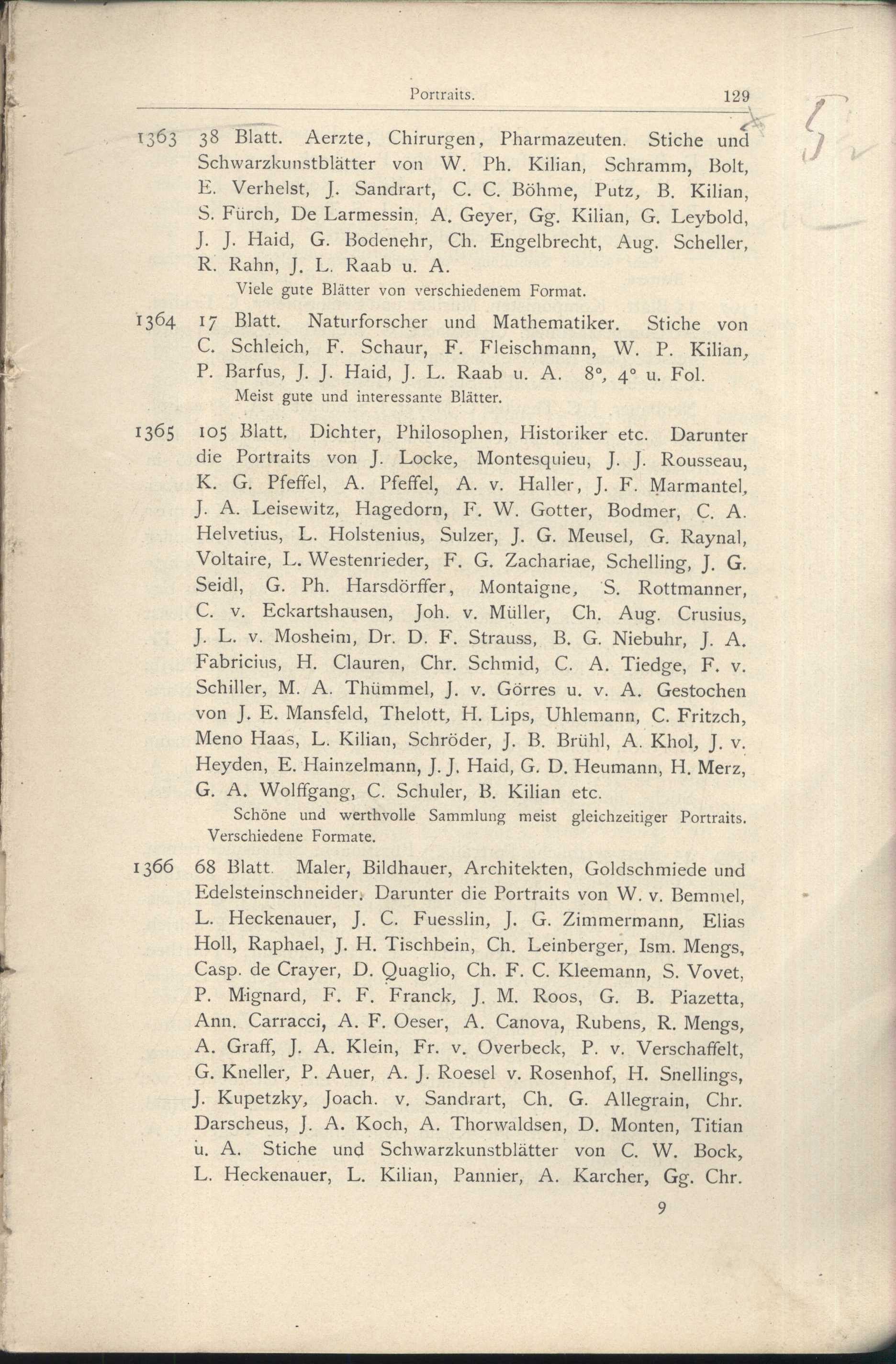 Náhledový obrázek Katalog der Kunst-Sammlung des Herrn Kommerzienraths und Verlagsbuchhändlers G. J. Manz in Regensburg - 63