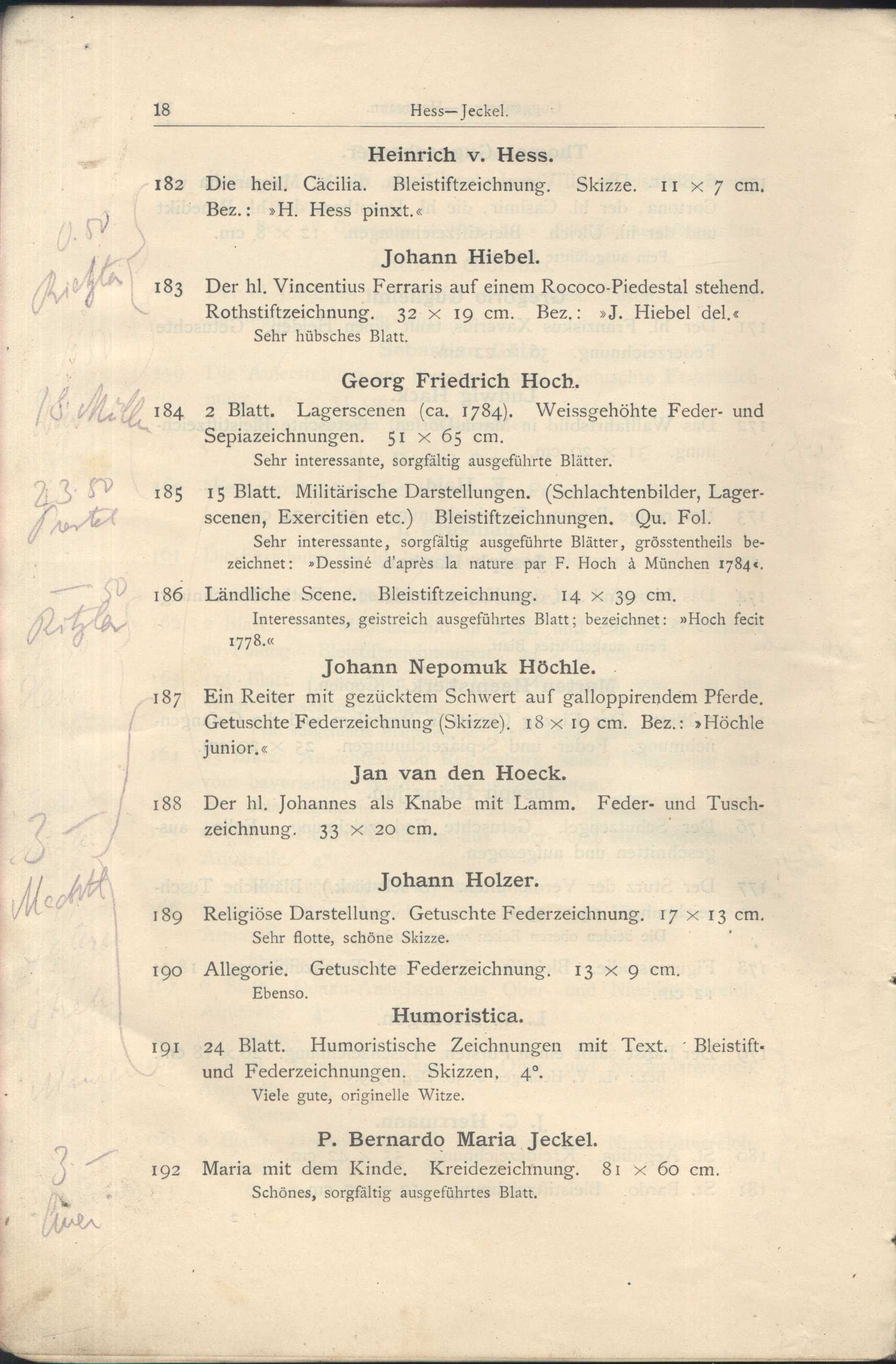Náhledový obrázek Katalog der Kunst-Sammlung des Herrn Kommerzienraths und Verlagsbuchhändlers G. J. Manz in Regensburg - 20