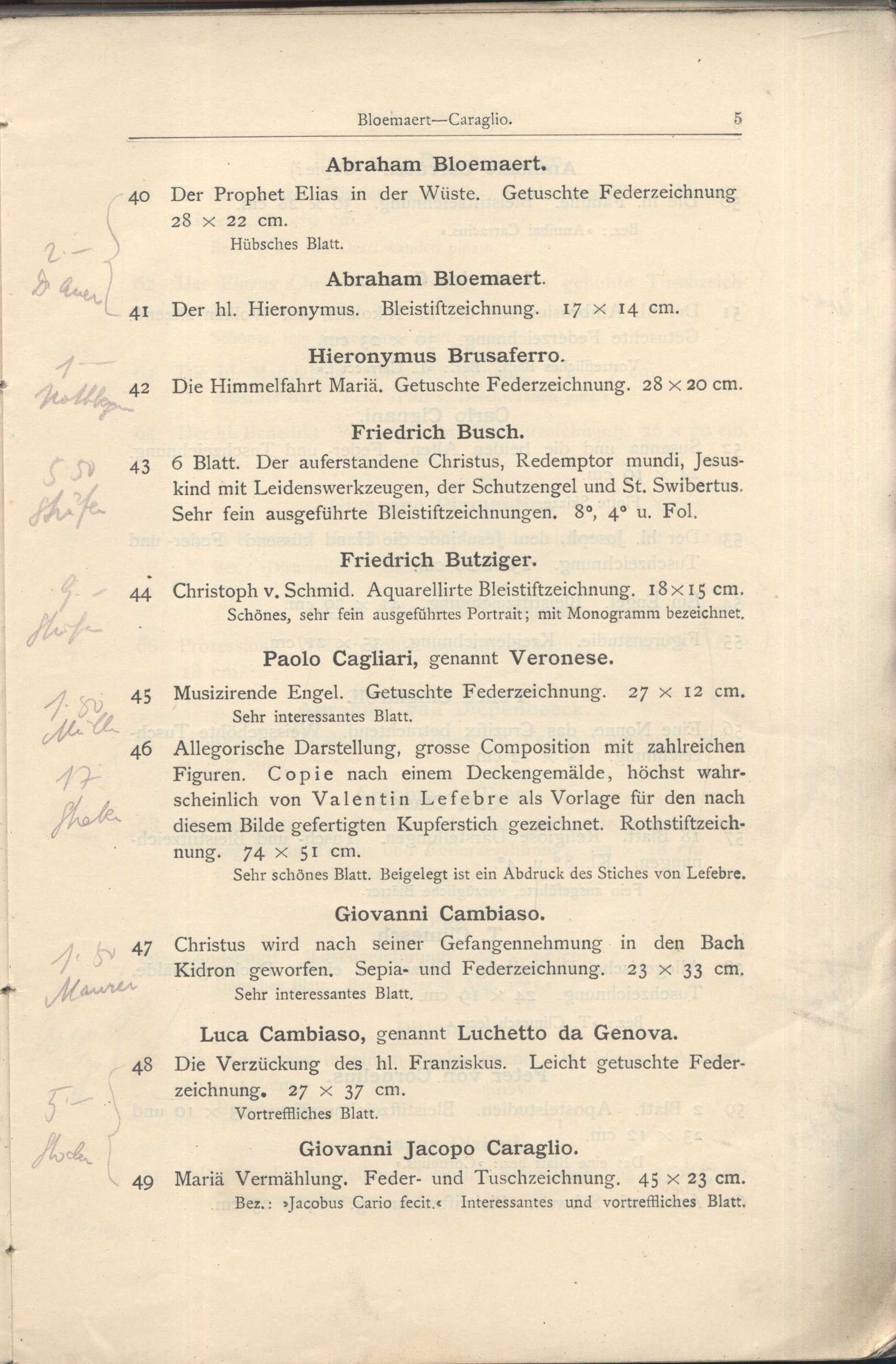 Náhledový obrázek Katalog der Kunst-Sammlung des Herrn Kommerzienraths und Verlagsbuchhändlers G. J. Manz in Regensburg - 7