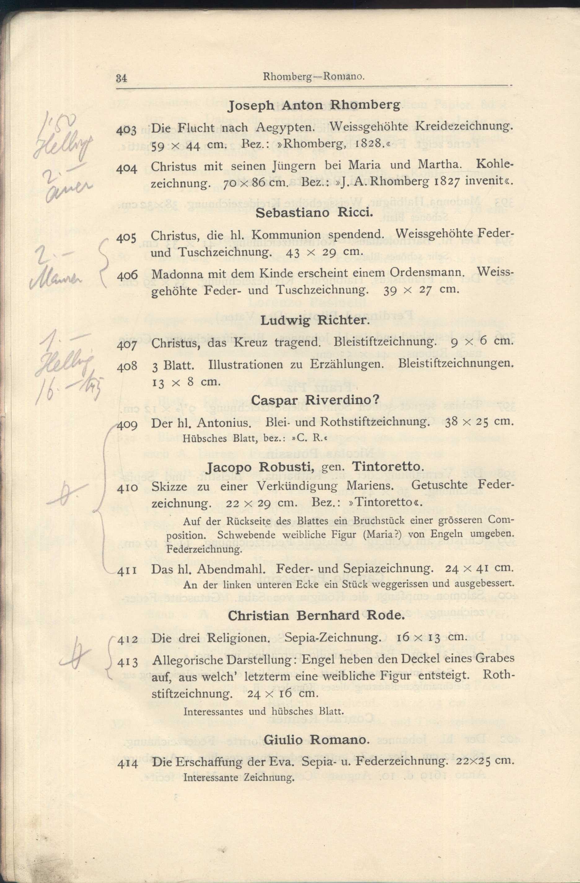 Náhledový obrázek Katalog der Kunst-Sammlung des Herrn Kommerzienraths und Verlagsbuchhändlers G. J. Manz in Regensburg - 36