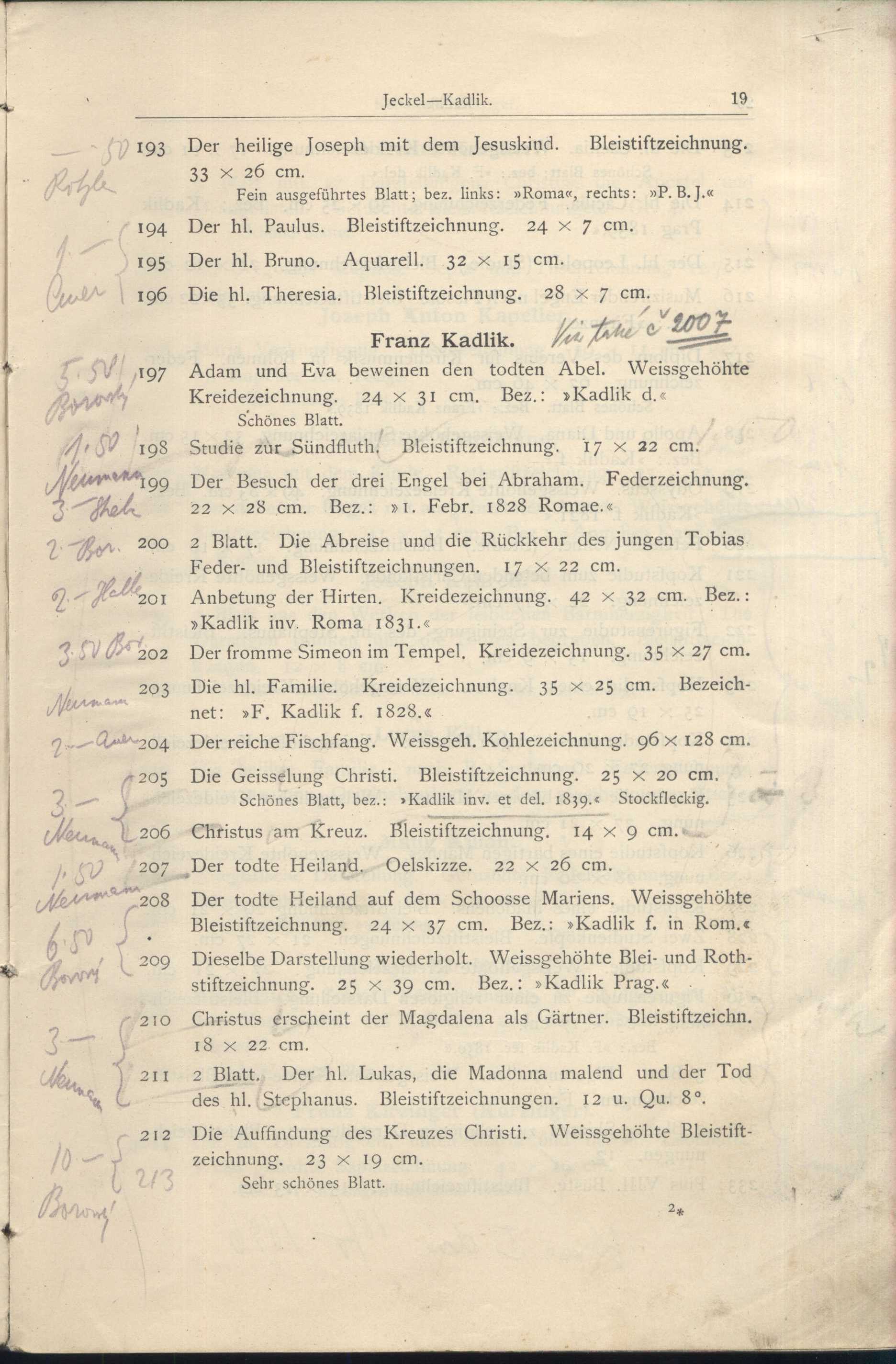 Náhledový obrázek Katalog der Kunst-Sammlung des Herrn Kommerzienraths und Verlagsbuchhändlers G. J. Manz in Regensburg - 21