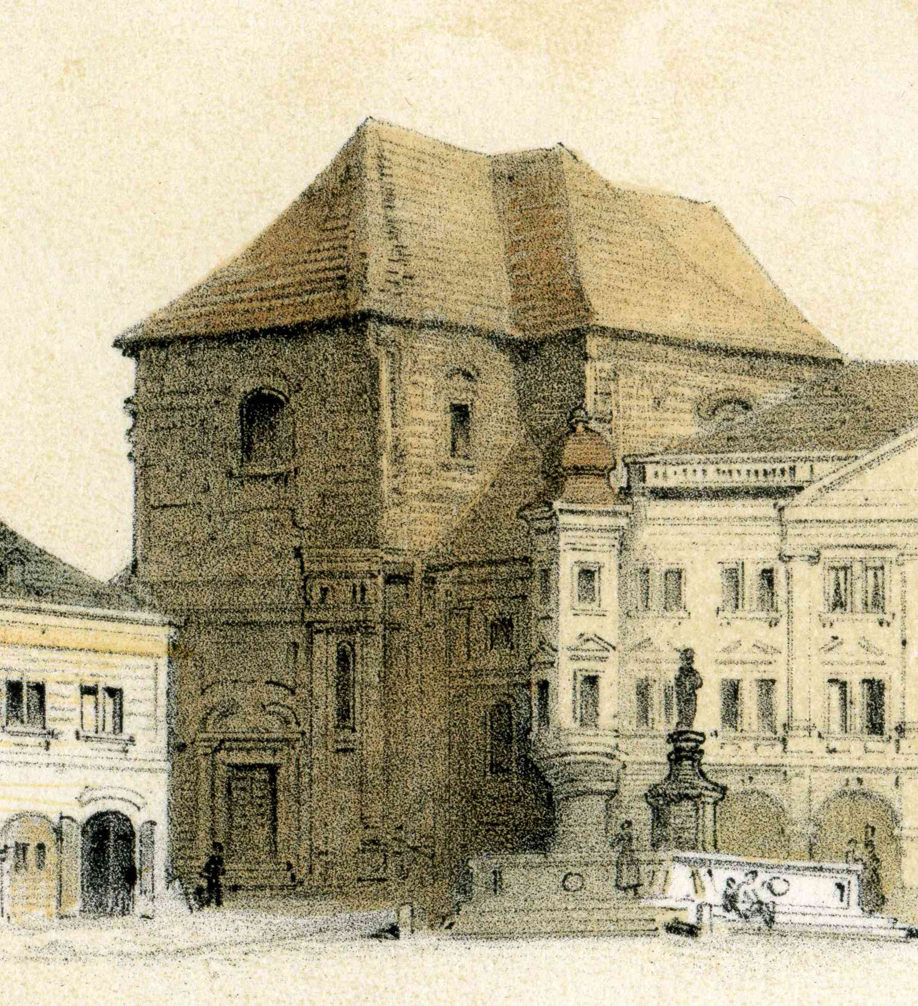 Náhledový obrázek Jičín, hlavní náměstí od severu - 1