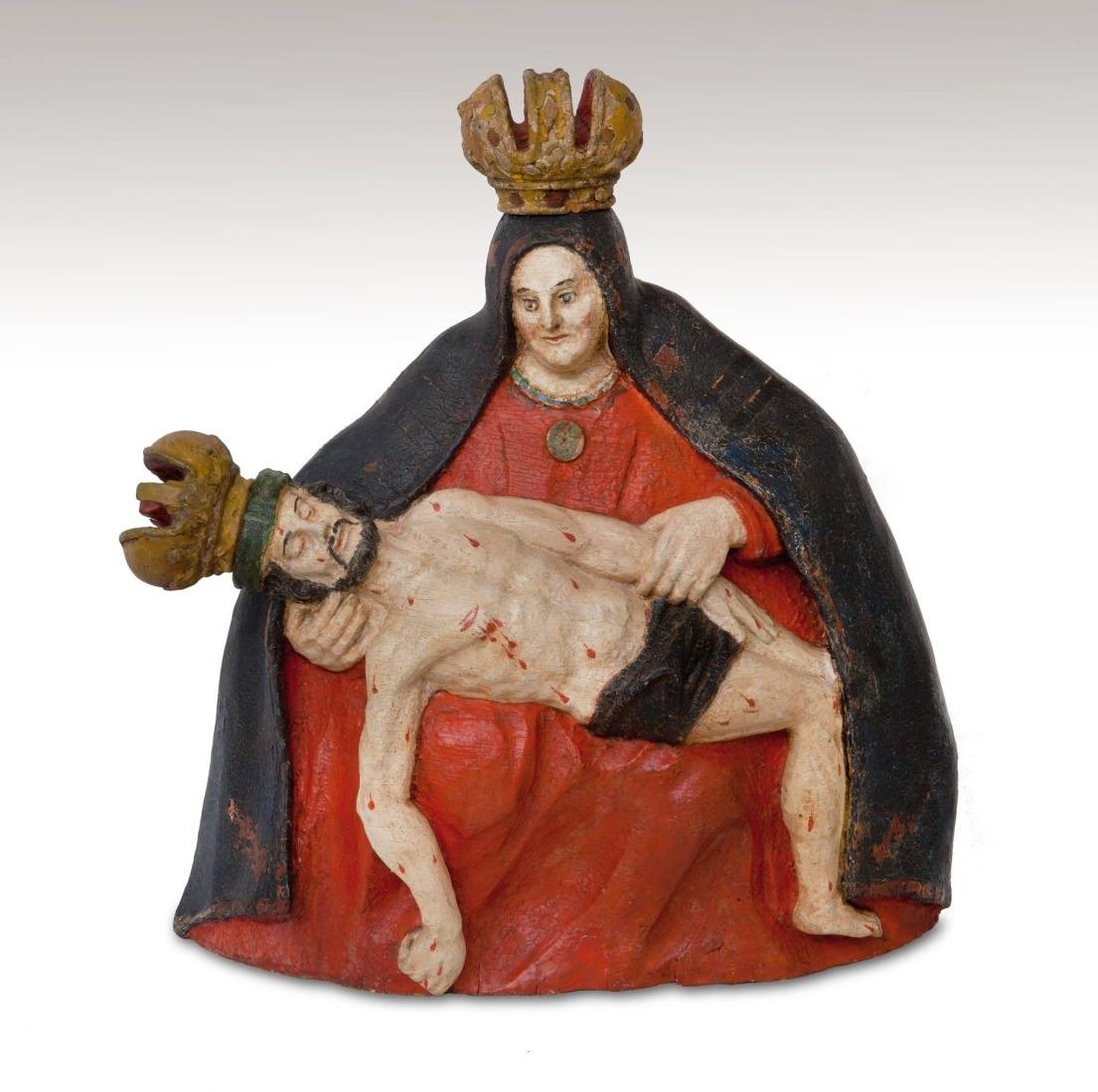 Náhledový obrázek Dřevořezba piety - 1