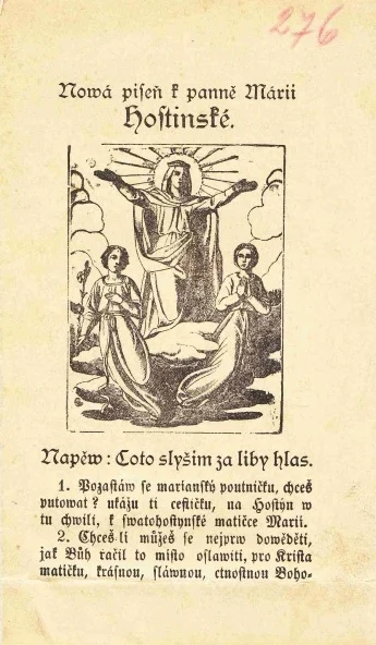 Náhledový obrázek předmětu Nová píseň k Panně Marii Hostinské