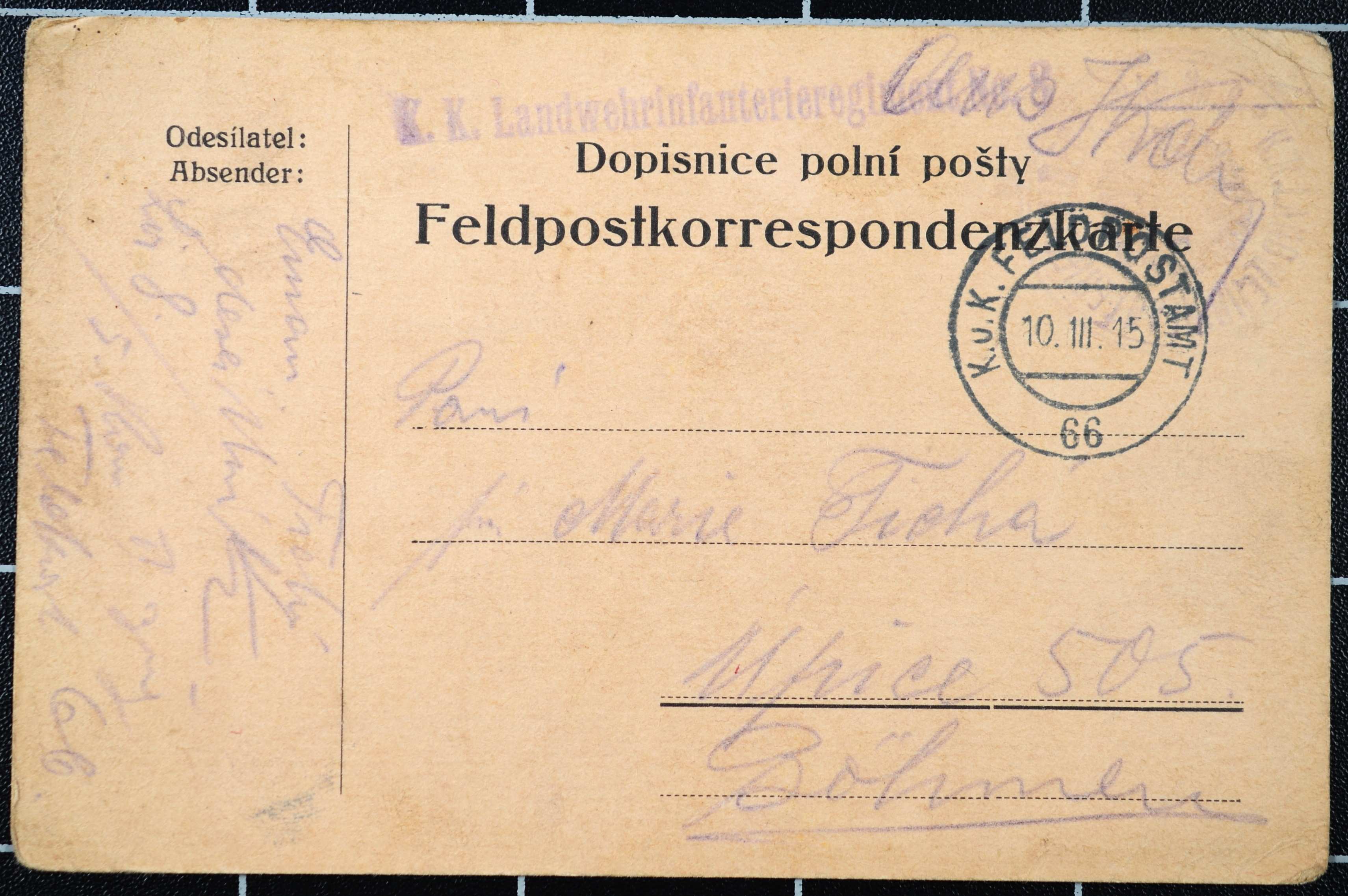Náhledový obrázek Korespondce Emanuela Tichého - 107
