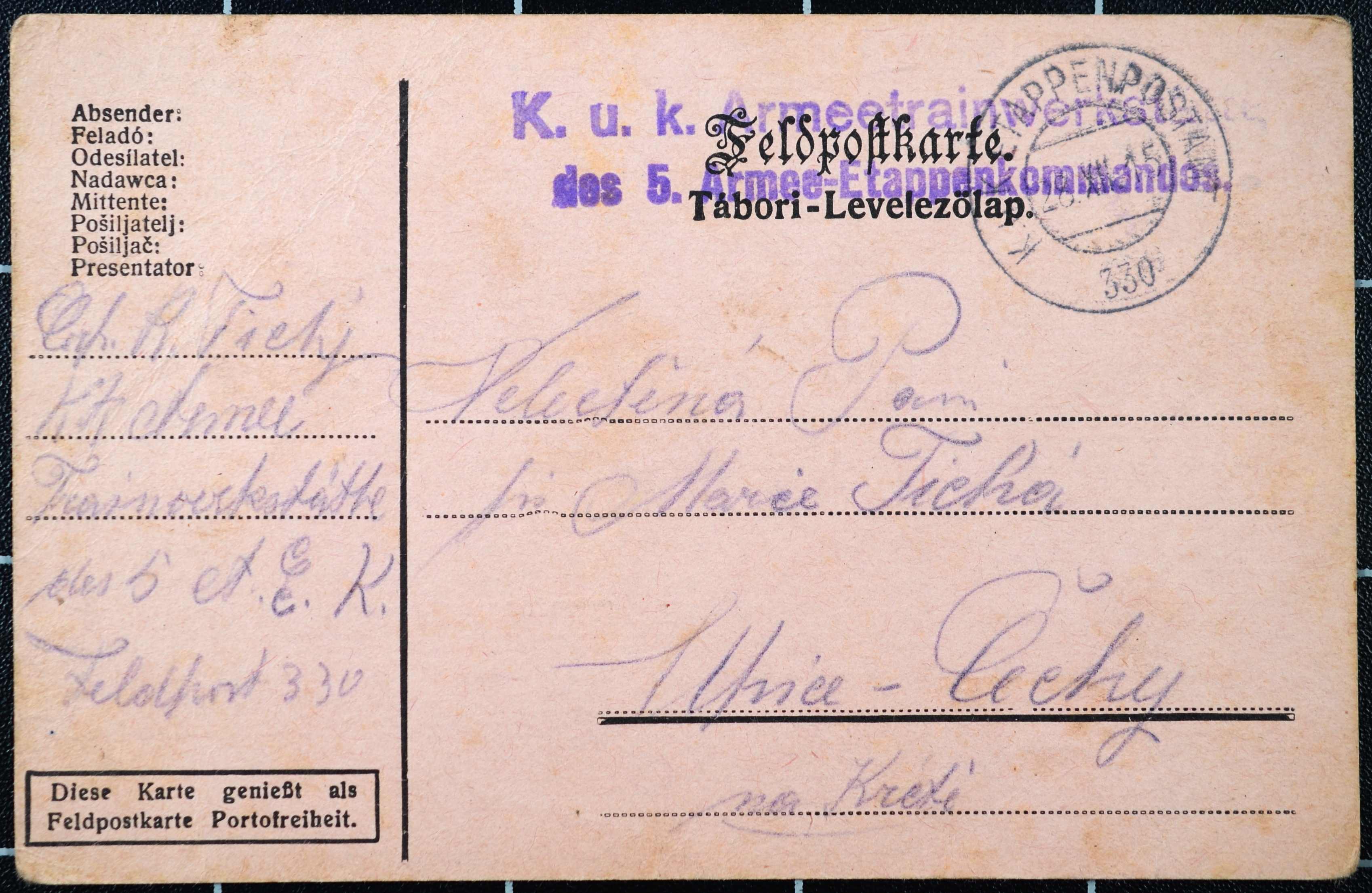 Náhledový obrázek Korespondce Emanuela Tichého - 184