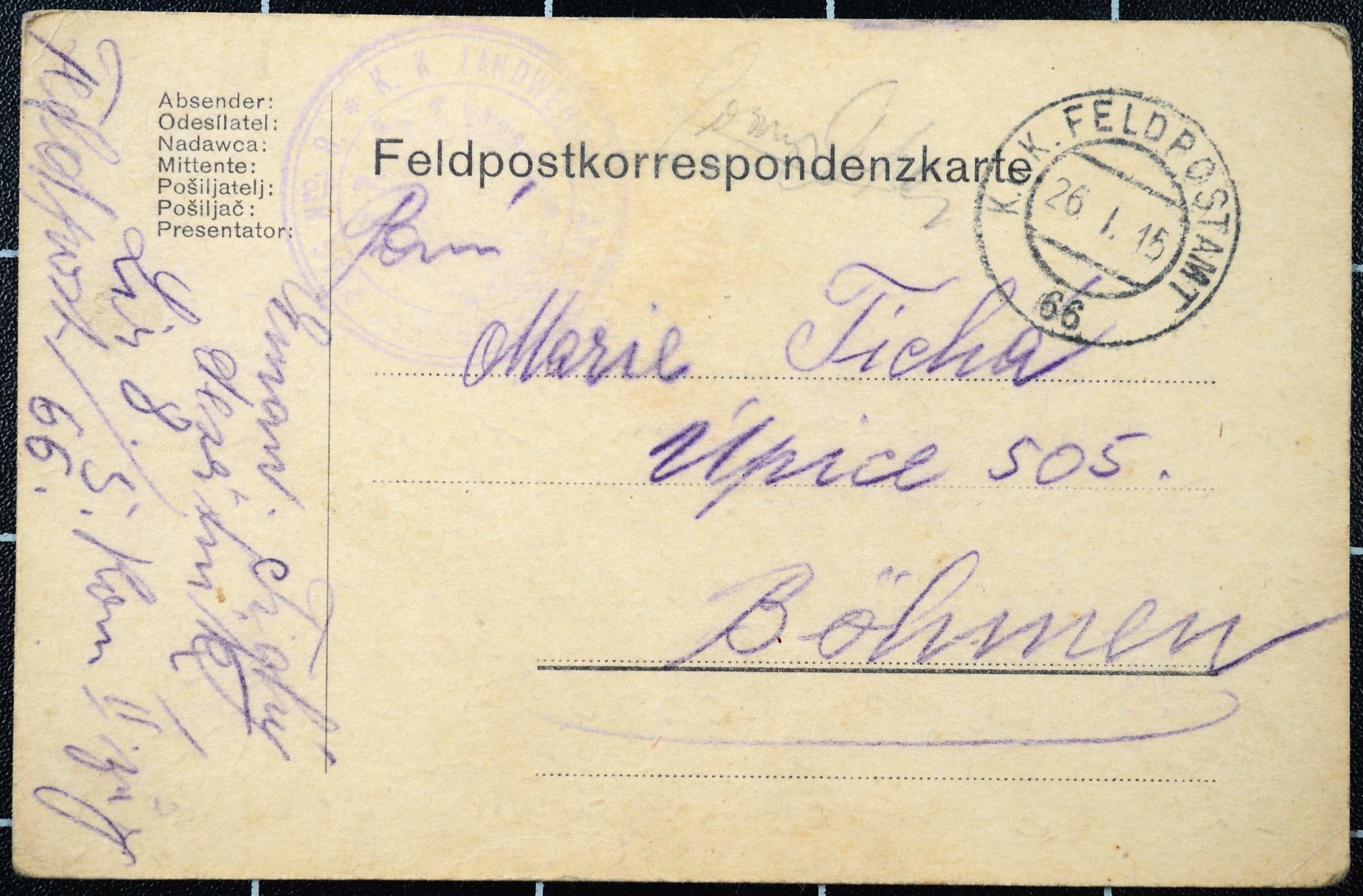 Náhledový obrázek Korespondce Emanuela Tichého - 220