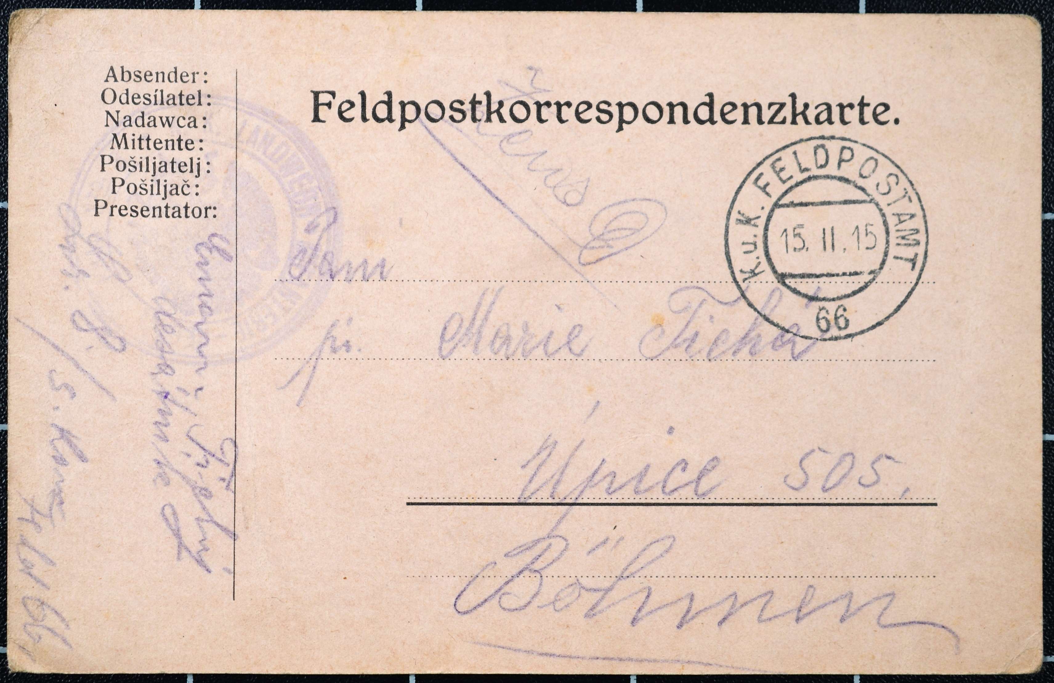 Náhledový obrázek Korespondce Emanuela Tichého - 222
