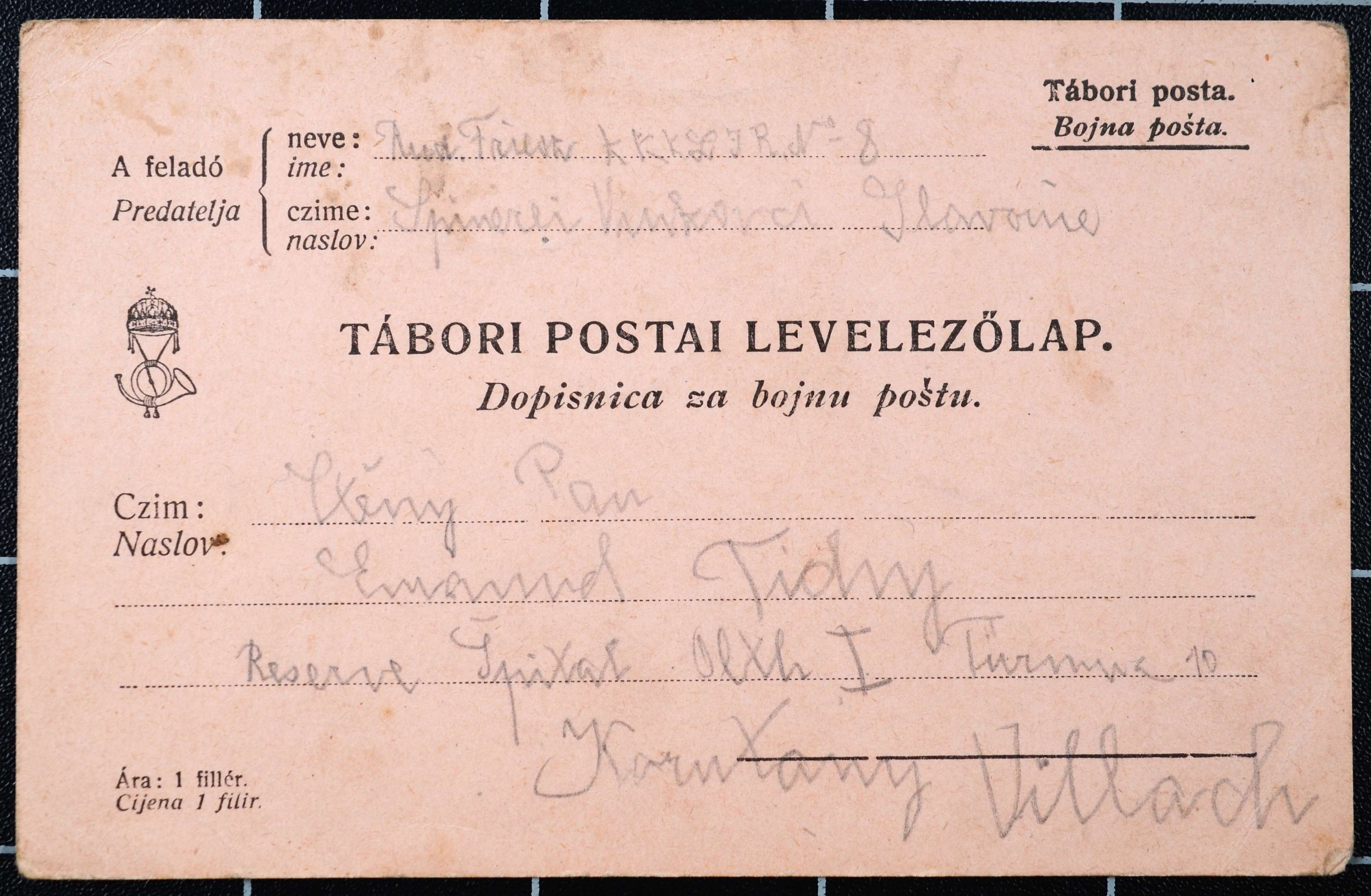 Náhledový obrázek Korespondce Emanuela Tichého - 13