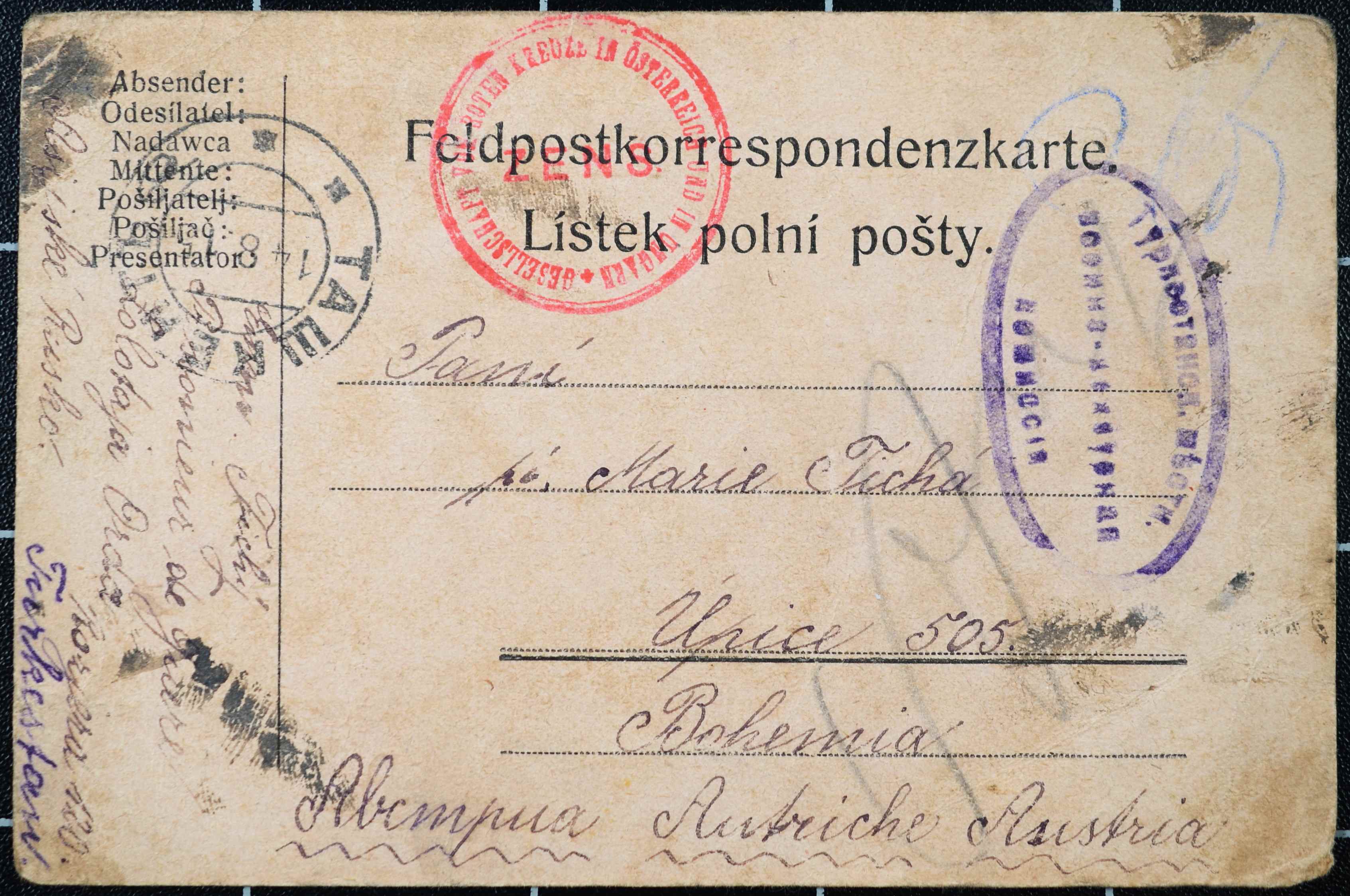 Náhledový obrázek Korespondce Emanuela Tichého - 193