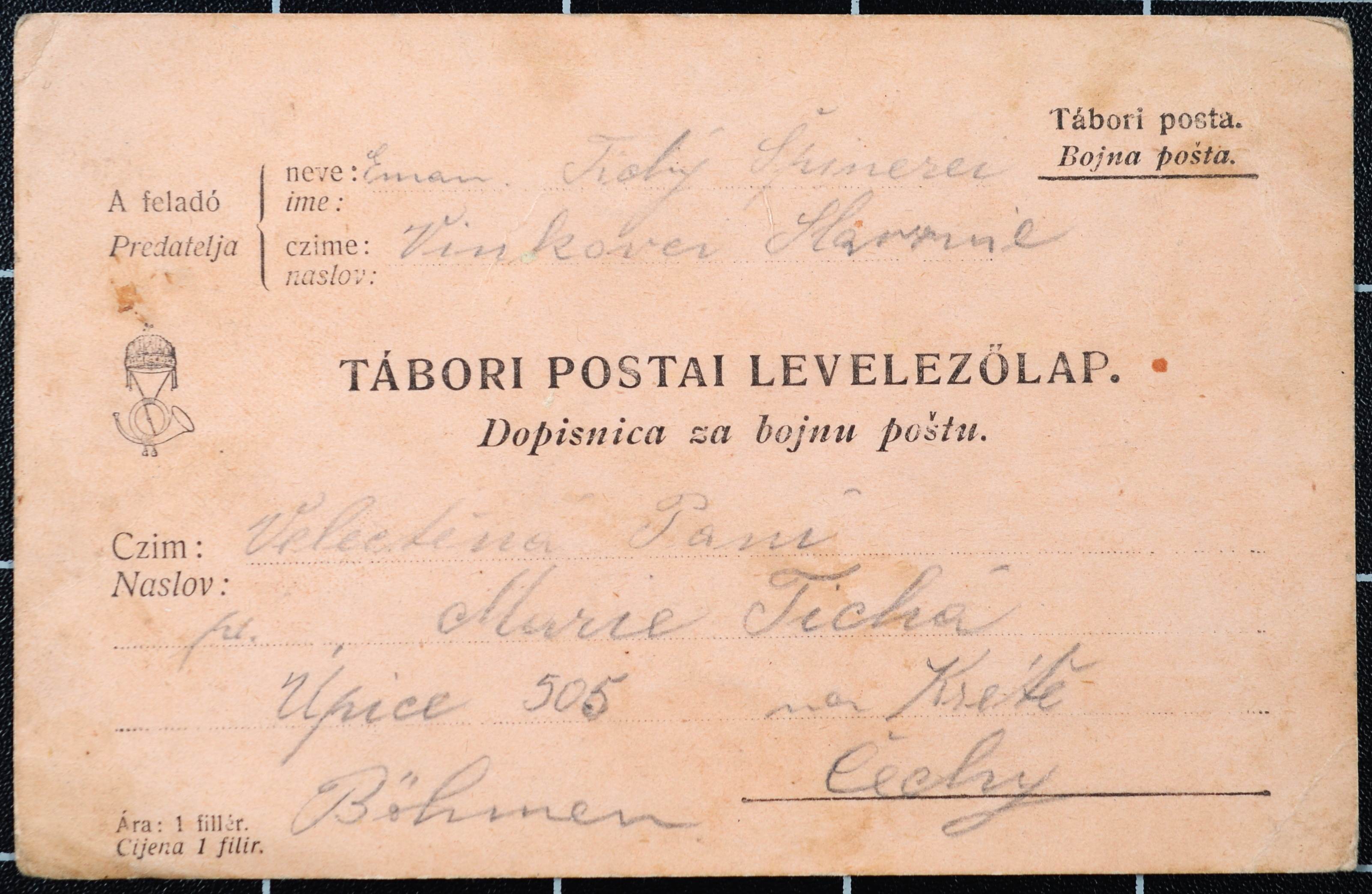 Náhledový obrázek Korespondce Emanuela Tichého - 158