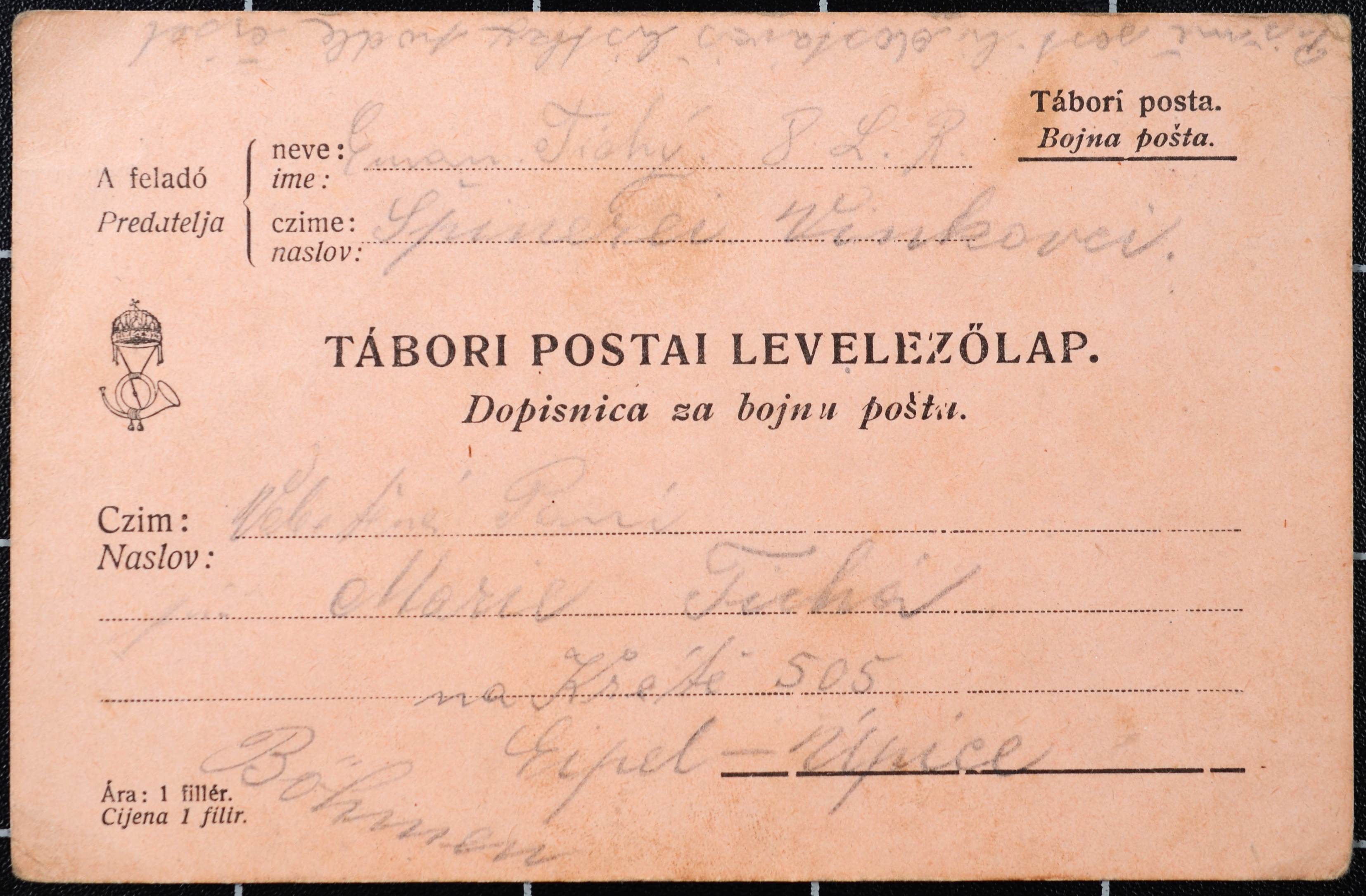 Náhledový obrázek Korespondce Emanuela Tichého - 137
