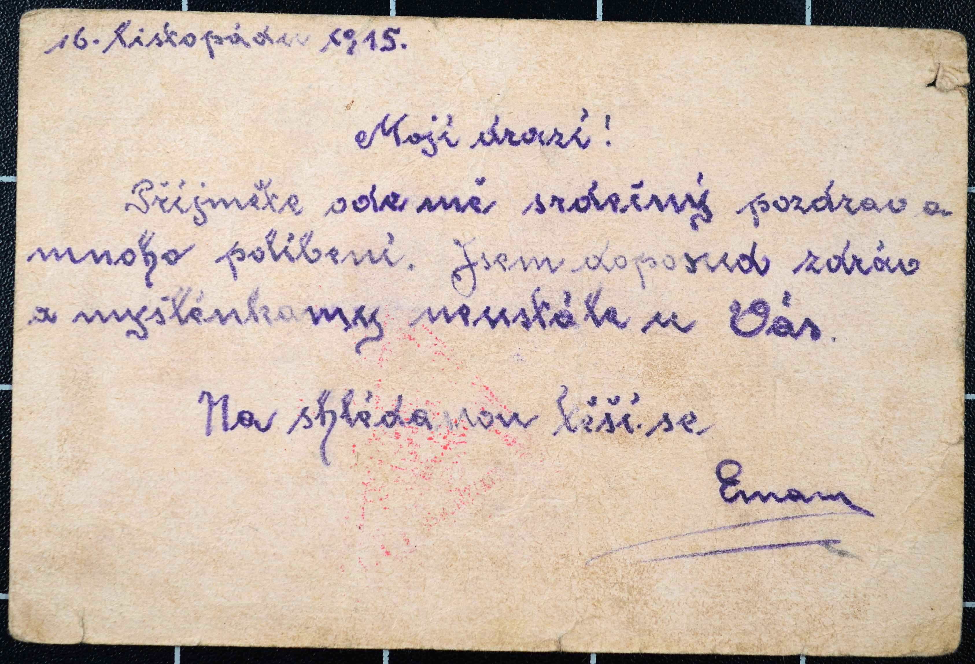 Náhledový obrázek Korespondce Emanuela Tichého - 195