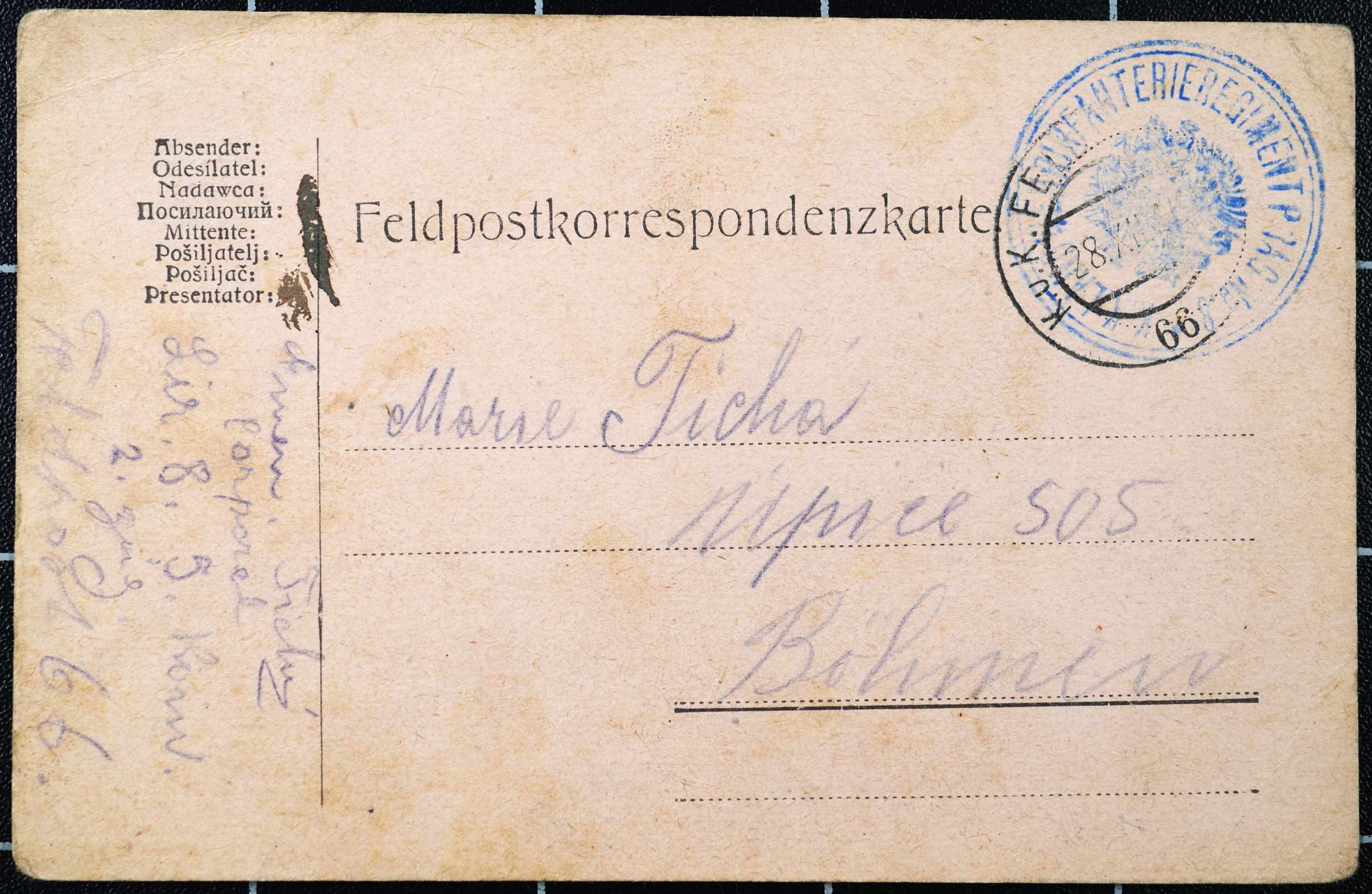 Náhledový obrázek Korespondce Emanuela Tichého - 174