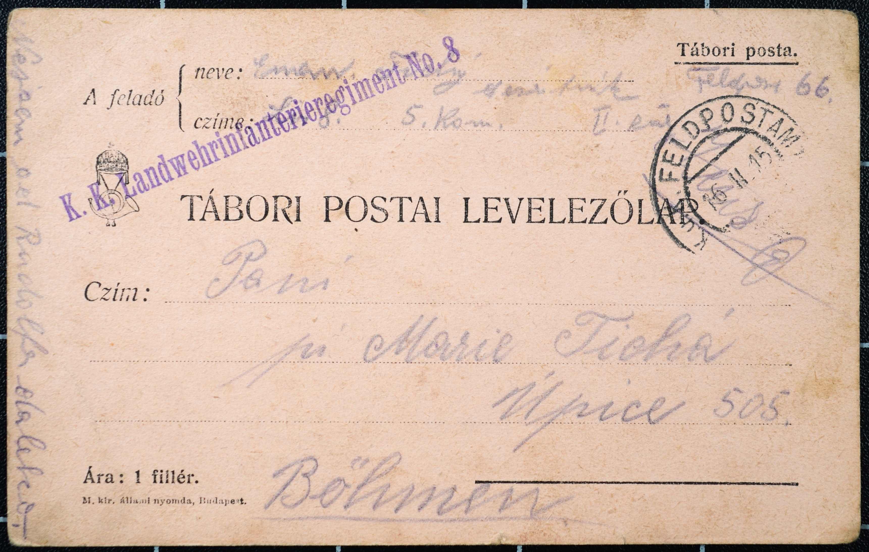 Náhledový obrázek Korespondce Emanuela Tichého - 224