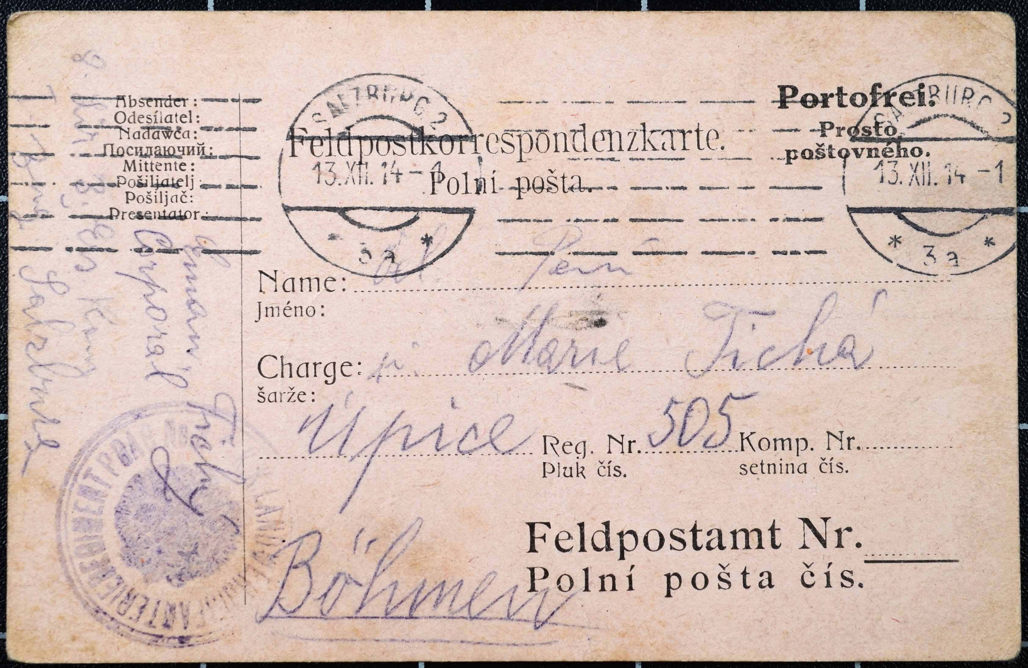 Náhledový obrázek Korespondce Emanuela Tichého - 176