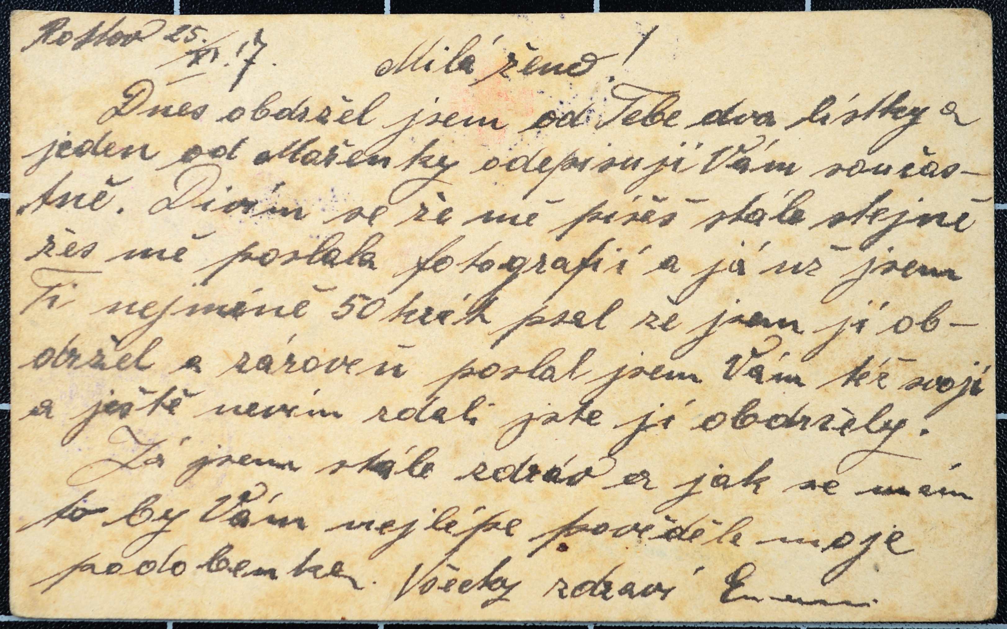 Náhledový obrázek Korespondce Emanuela Tichého - 170