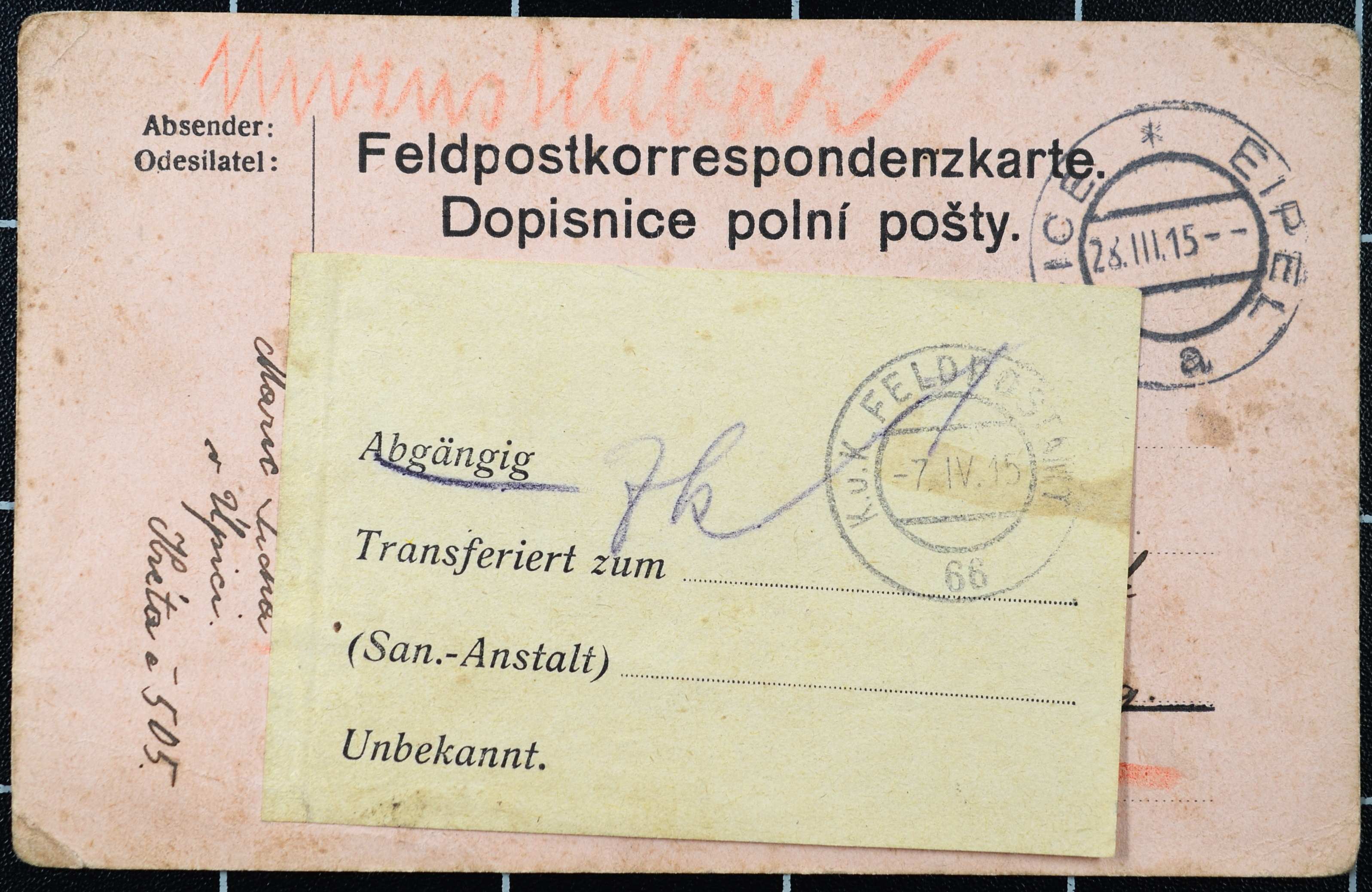 Náhledový obrázek Korespondce Emanuela Tichého - 119