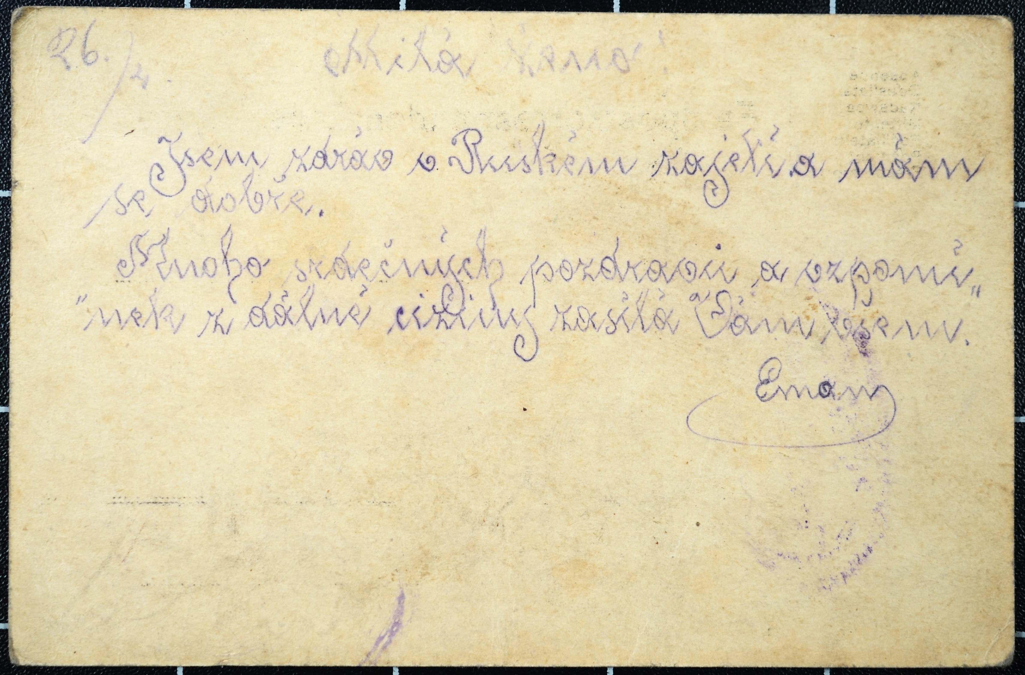 Náhledový obrázek Korespondce Emanuela Tichého - 188