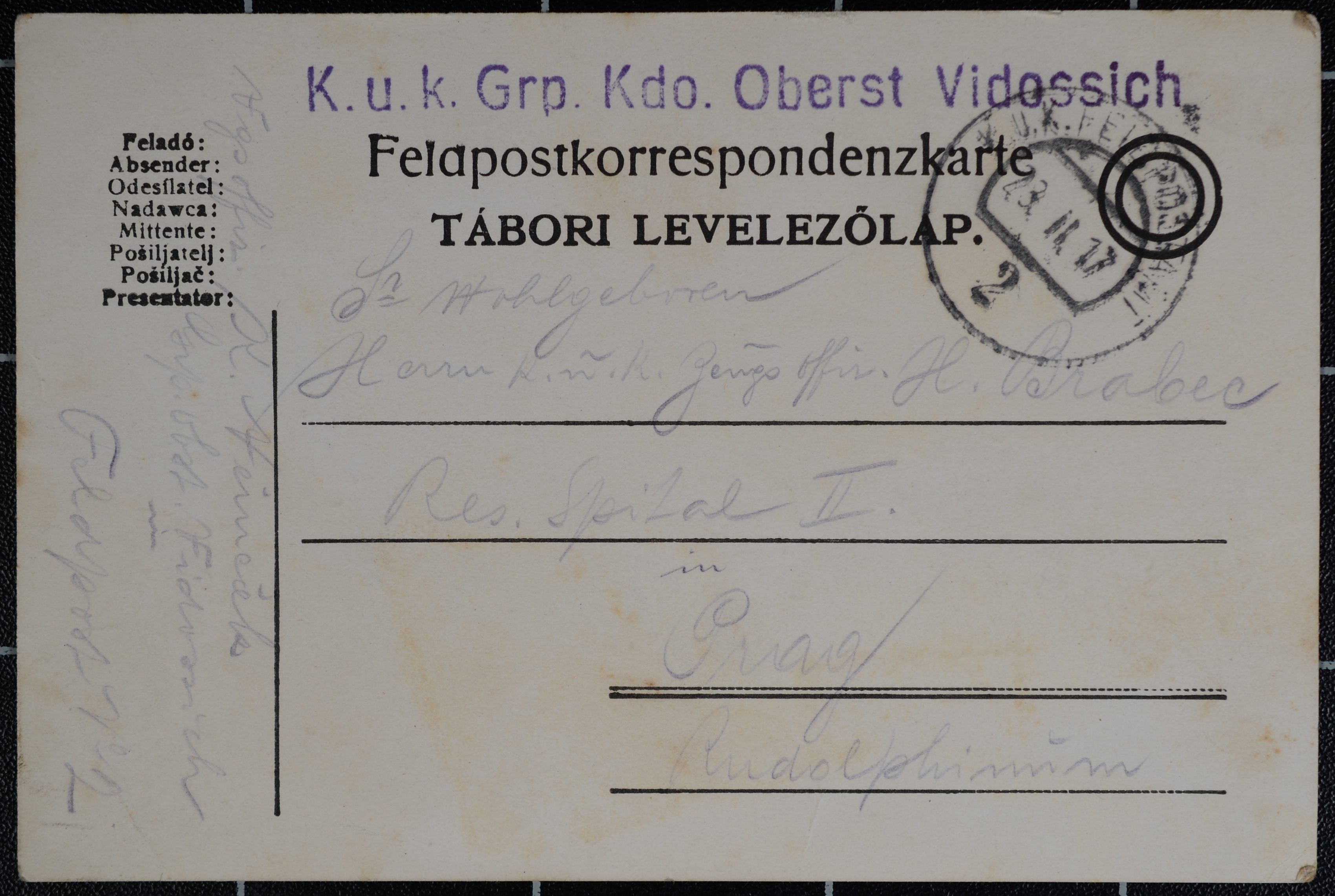 Náhledový obrázek Lístek Hermanna Brabce - 1