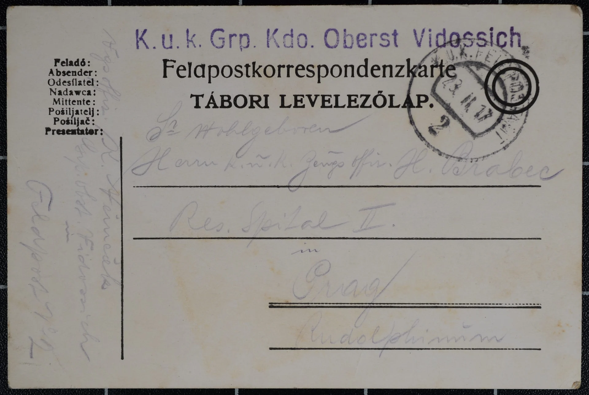 Náhledový obrázek předmětu Lístek Hermanna Brabce