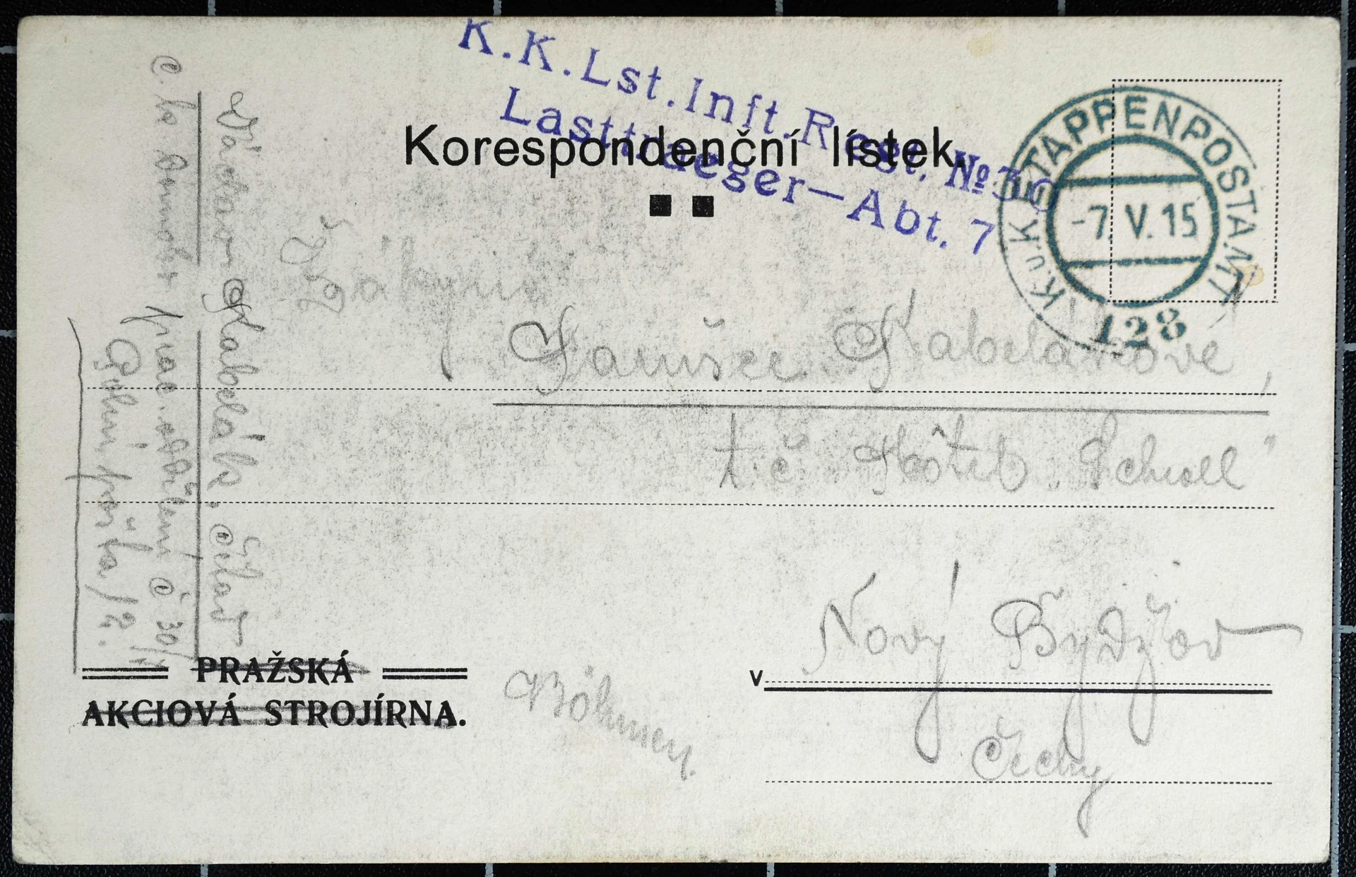 Náhledový obrázek předmětu Pohlednice Václava Kabeláka