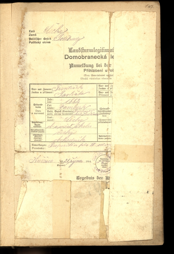 Náhledový obrázek Vzpomínky na světovou válku - 105