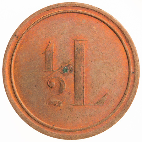 Náhledový obrázek Známka na 1/2 litru piva - 2
