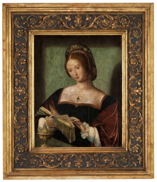 Náhledový obrázek Čtoucí sv. Marie Magdalena - 1