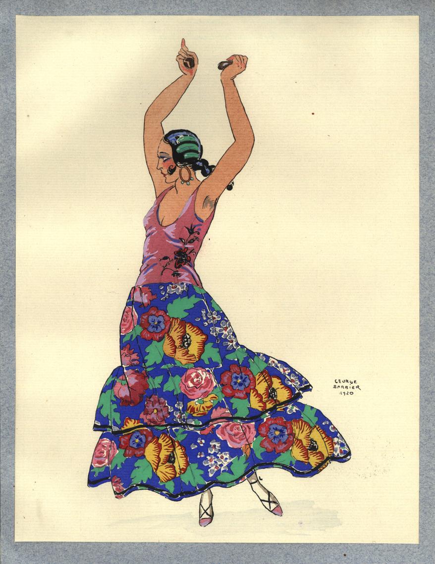 Náhledový obrázek předmětu Danseuse espagnole / Španělská tanečnice (Madame Paulette Duval)