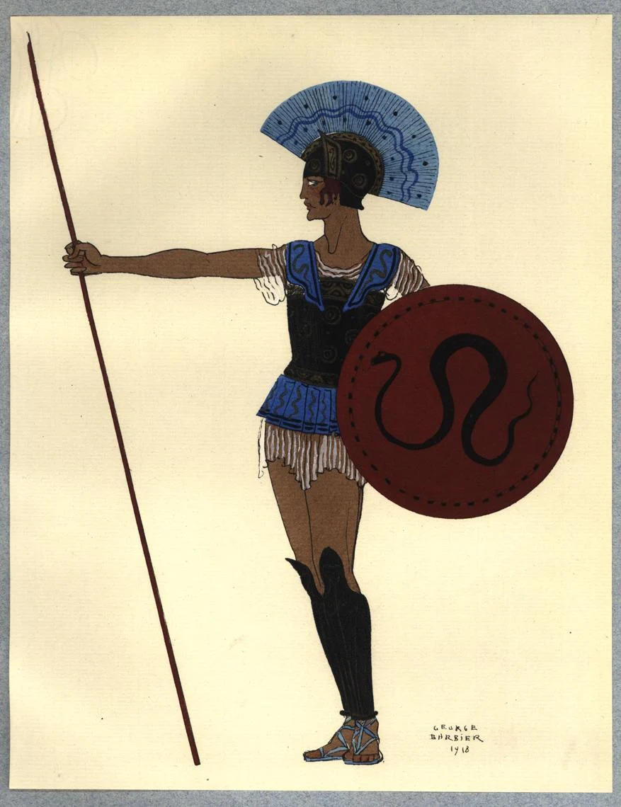 Náhledový obrázek předmětu Un guerrier / Válečník (Maurice Donnay: Lysistrata)