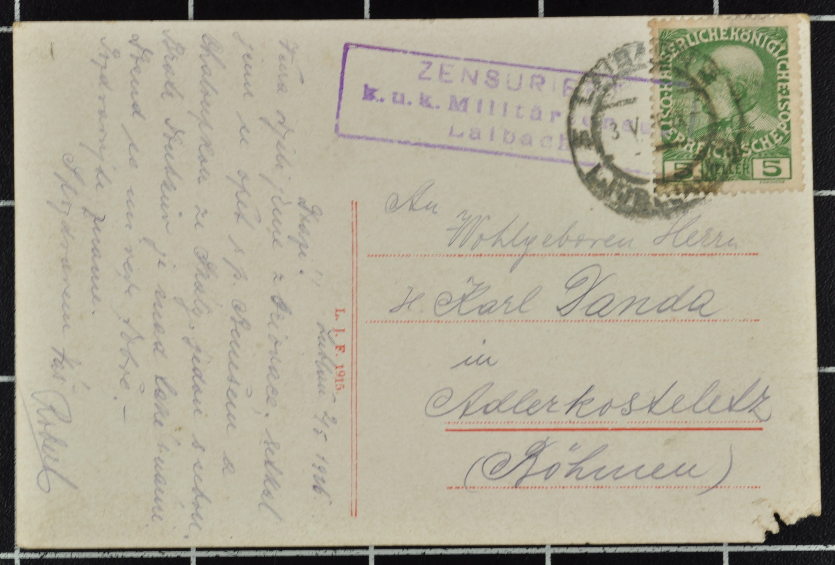 Náhledový obrázek Korespondence Roberta Dandy - 186