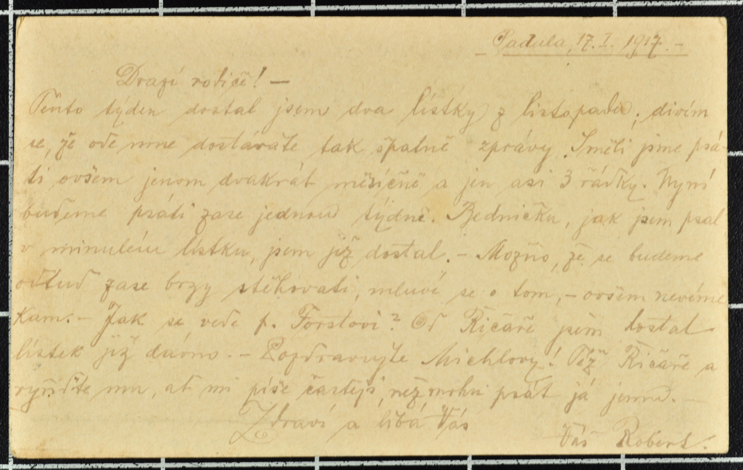 Náhledový obrázek Korespondence Roberta Dandy - 160