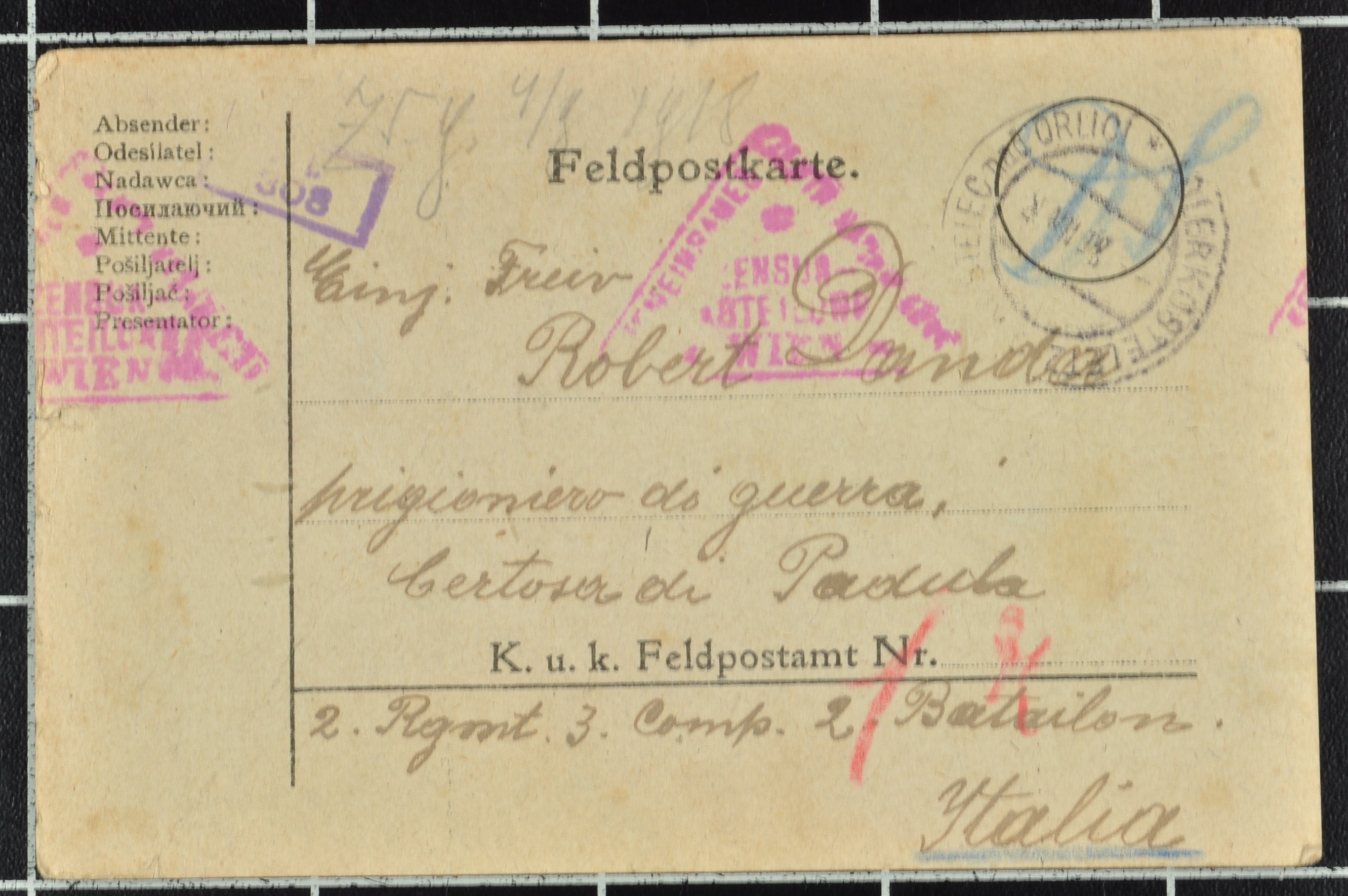 Náhledový obrázek Korespondence Roberta Dandy - 227