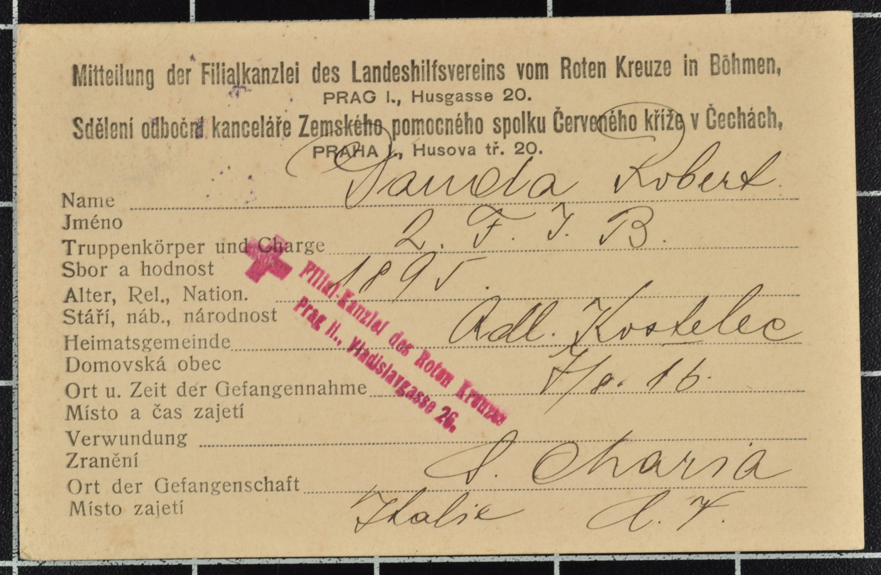 Náhledový obrázek Korespondence Roberta Dandy - 174