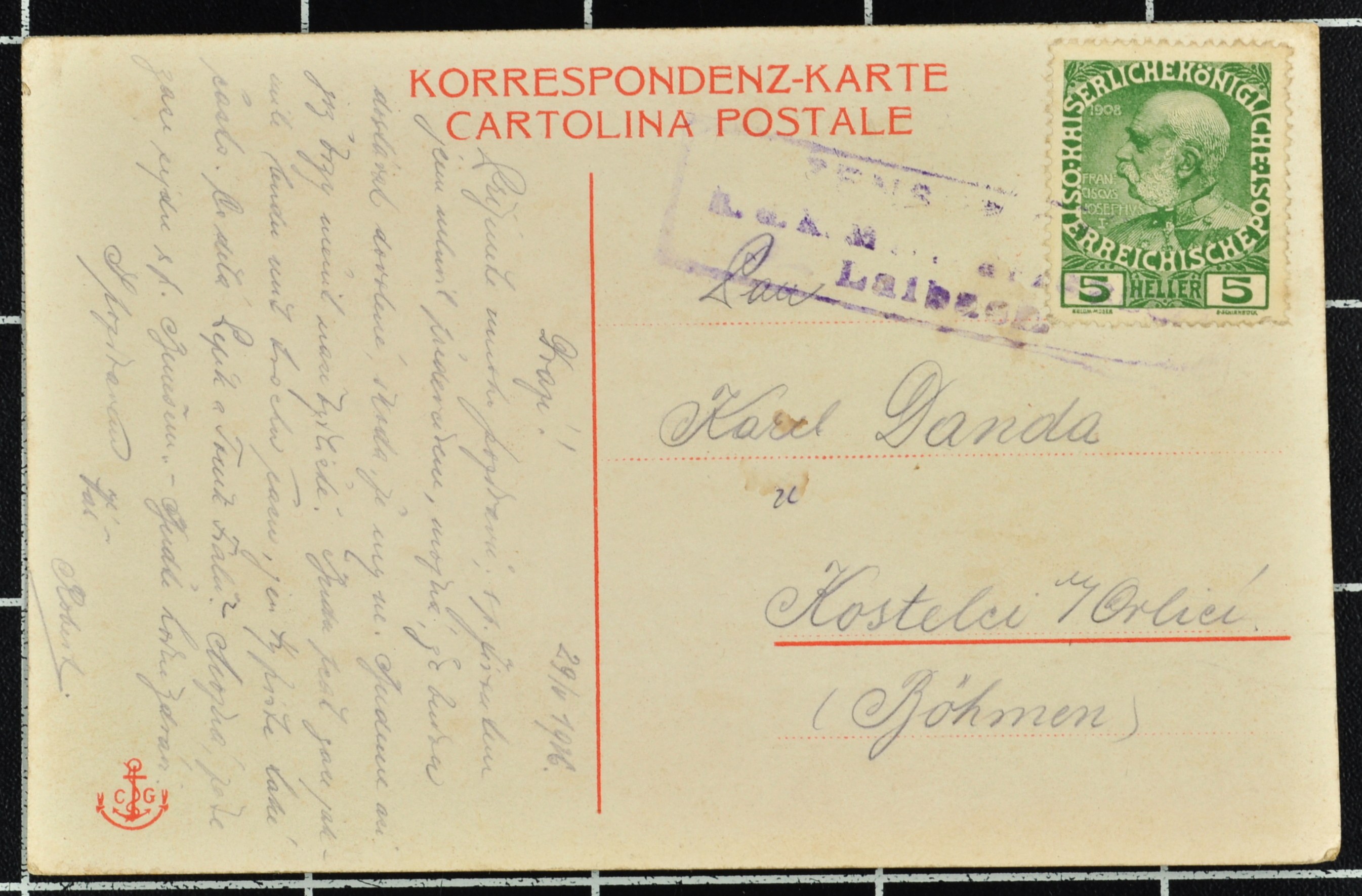 Náhledový obrázek Korespondence Roberta Dandy - 24