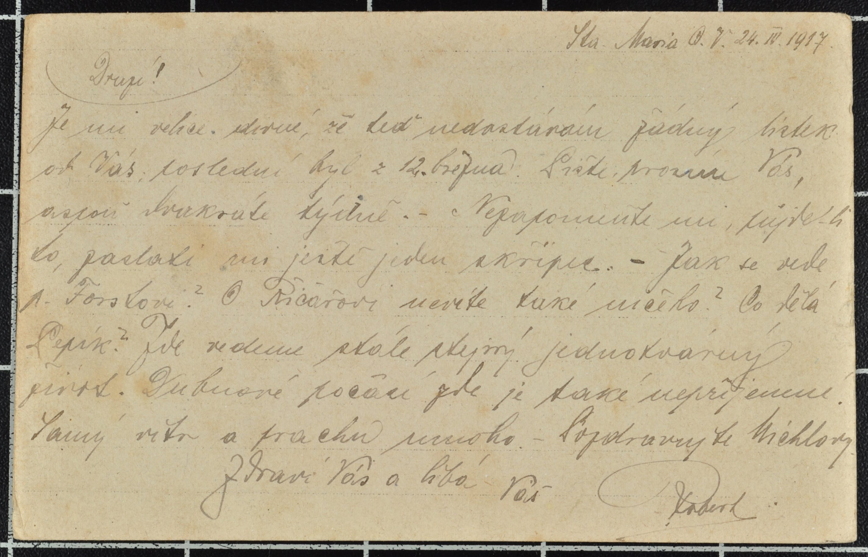 Náhledový obrázek Korespondence Roberta Dandy - 158