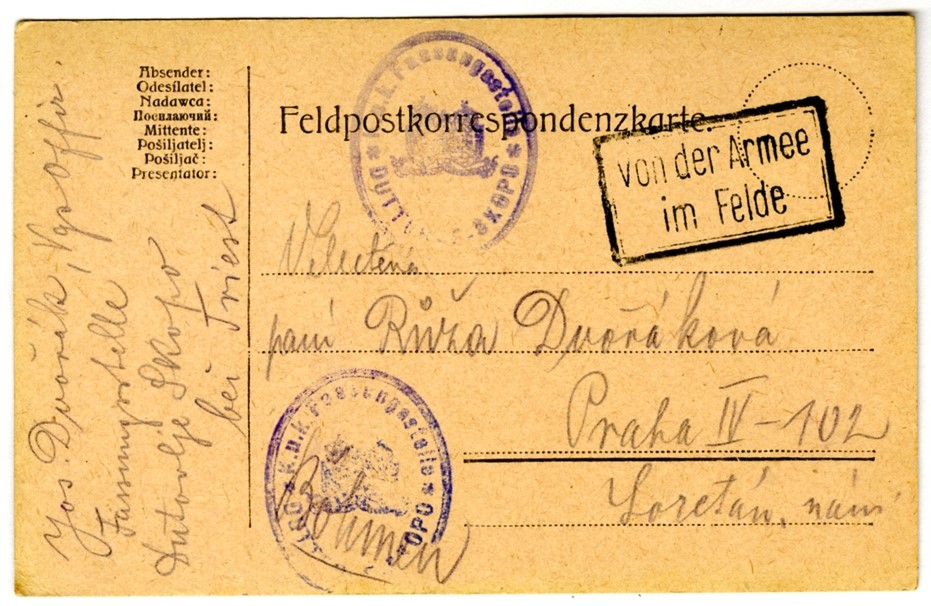 Náhledový obrázek Korespondence Josefa Dvořáka - 21