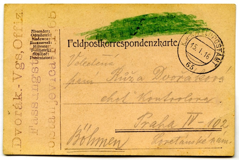 Náhledový obrázek Korespondence Josefa Dvořáka - 45