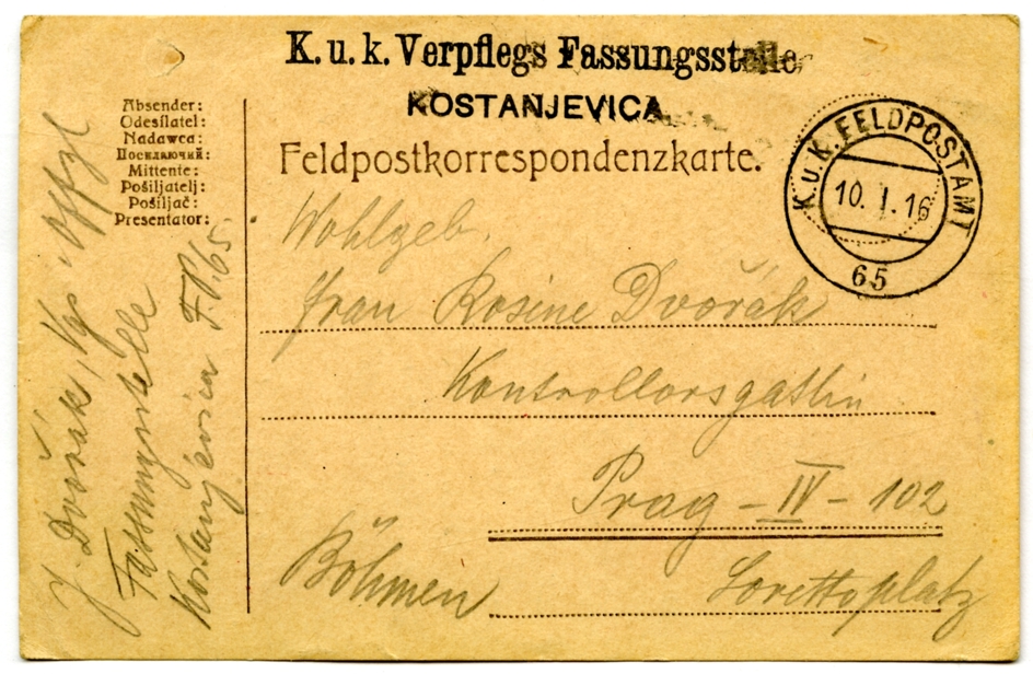 Náhledový obrázek Korespondence Josefa Dvořáka - 43