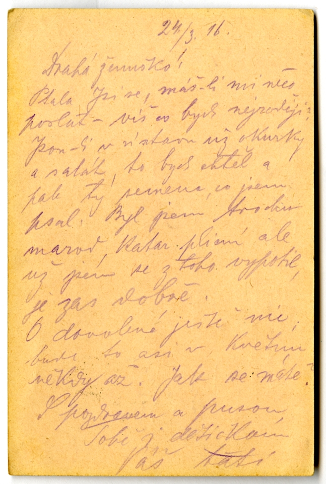 Náhledový obrázek Korespondence Josefa Dvořáka - 54