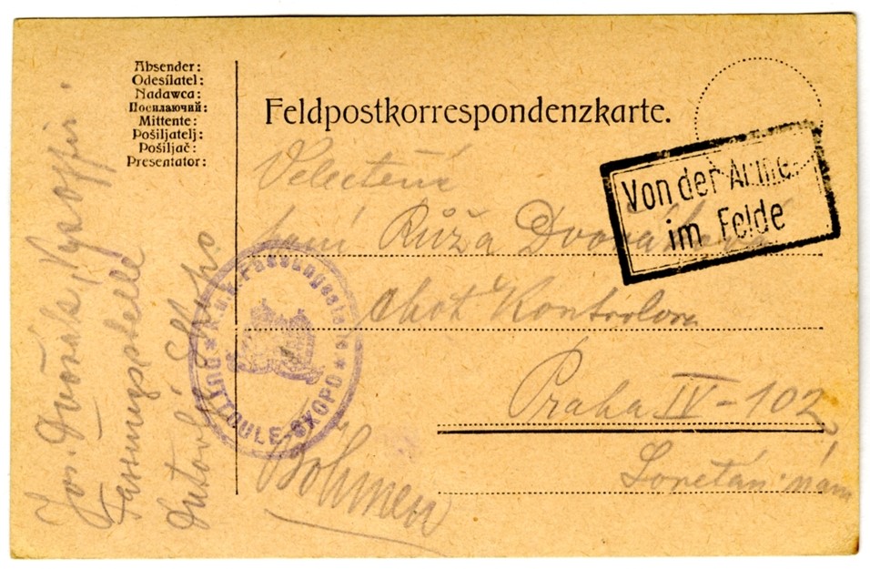 Náhledový obrázek Korespondence Josefa Dvořáka - 17